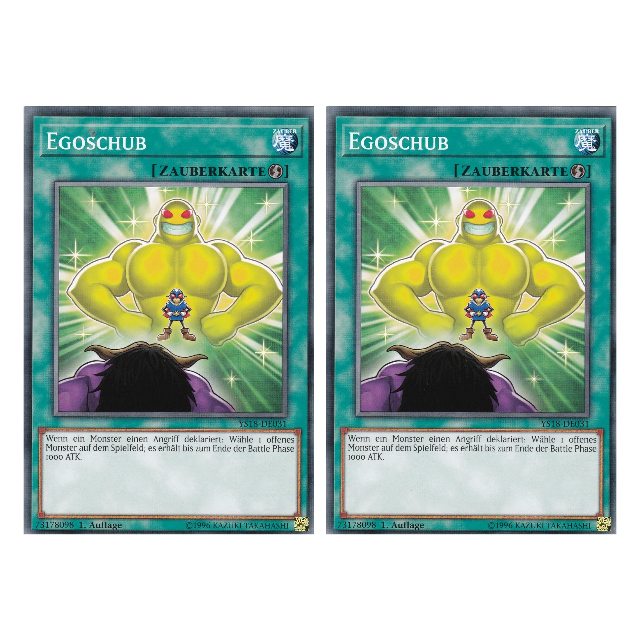 Egoschub - YS18-DE031 - Common - Deutsch - 1. Auflage - Starter Deck: Codebreaker - Duo Set (2 Stück) - Yugioh