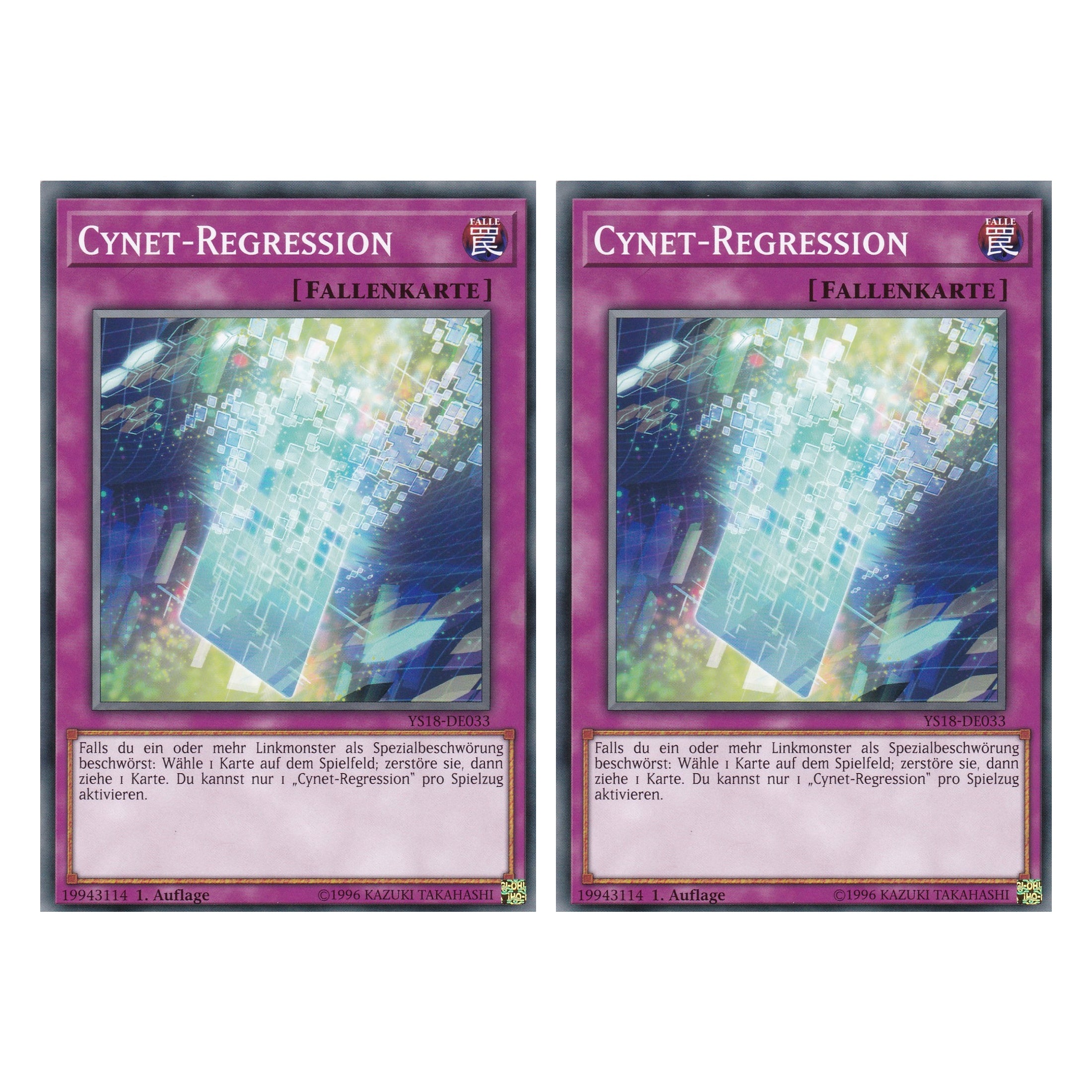 Cynet-Regression - YS18-DE033 - Common - Deutsch - 1. Auflage - Starter Deck: Codebreaker - Duo Set (2 Stück) - Yugioh