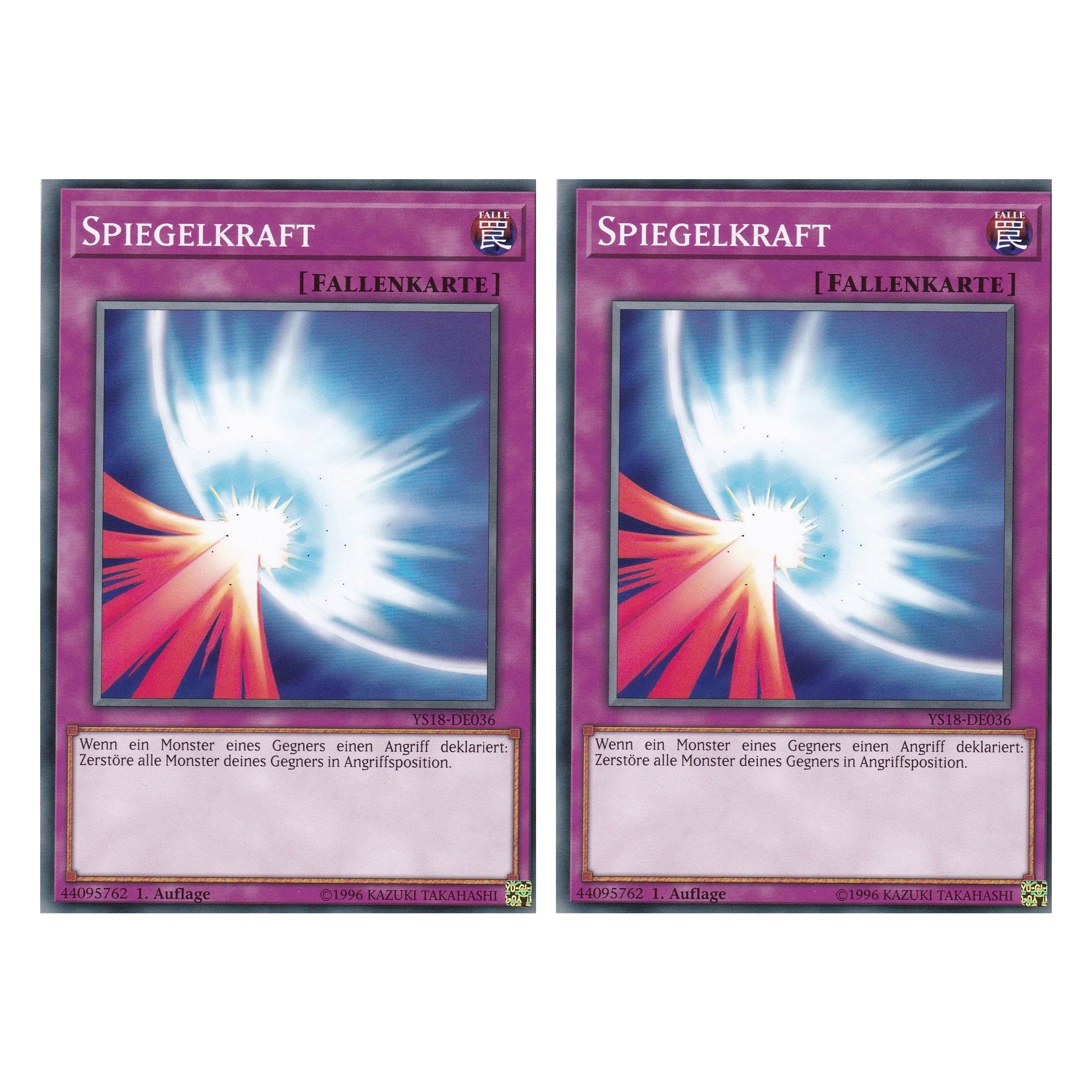 Spiegelkraft - YS18-DE036 - Common - Deutsch - 1. Auflage - Starter Deck: Codebreaker - Duo Set (2 Stück) - Yugioh