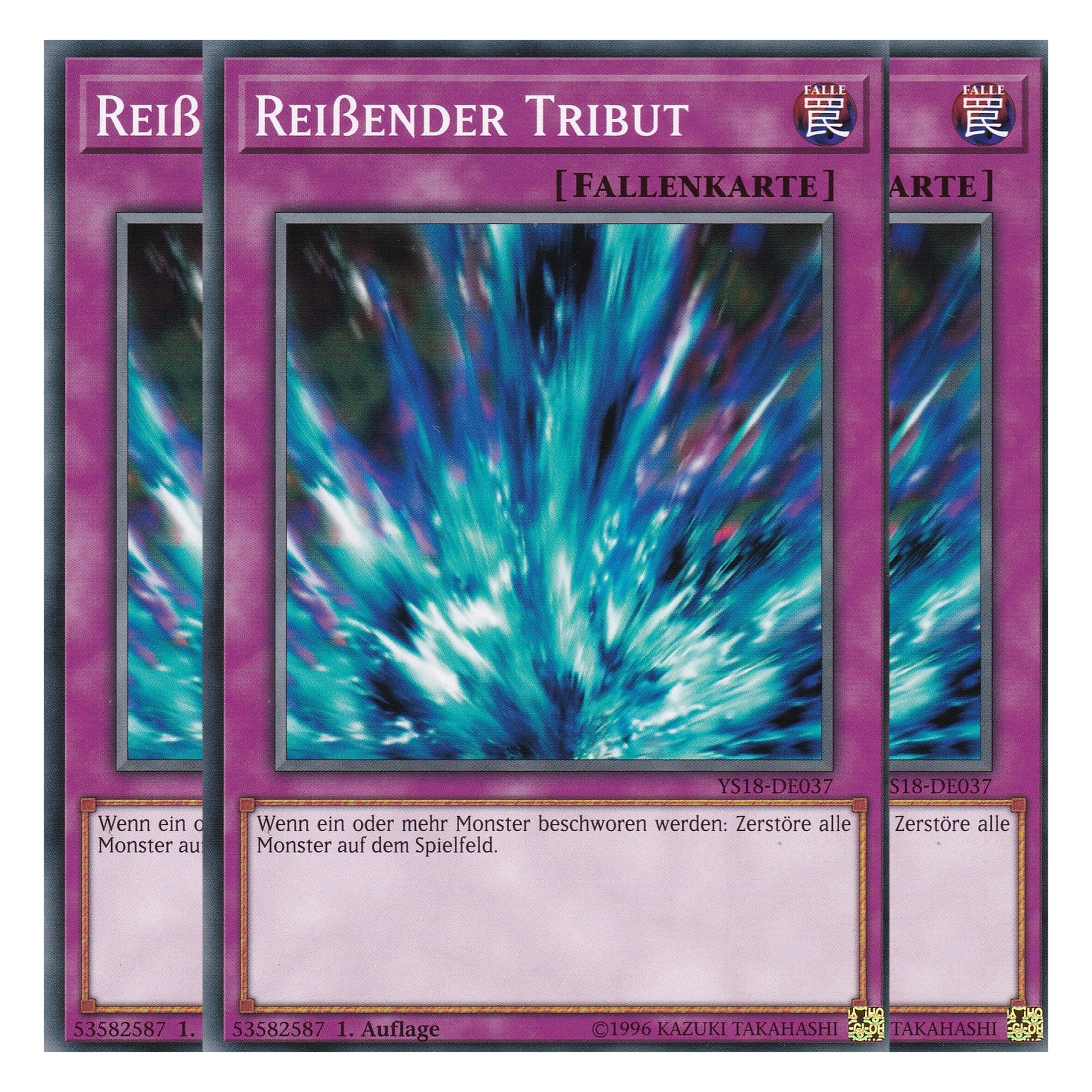 Reißender Tribut - YS18-DE037 - Common - Deutsch - 1. Auflage - Starter Deck: Codebreaker - Playset (3 Kopien)