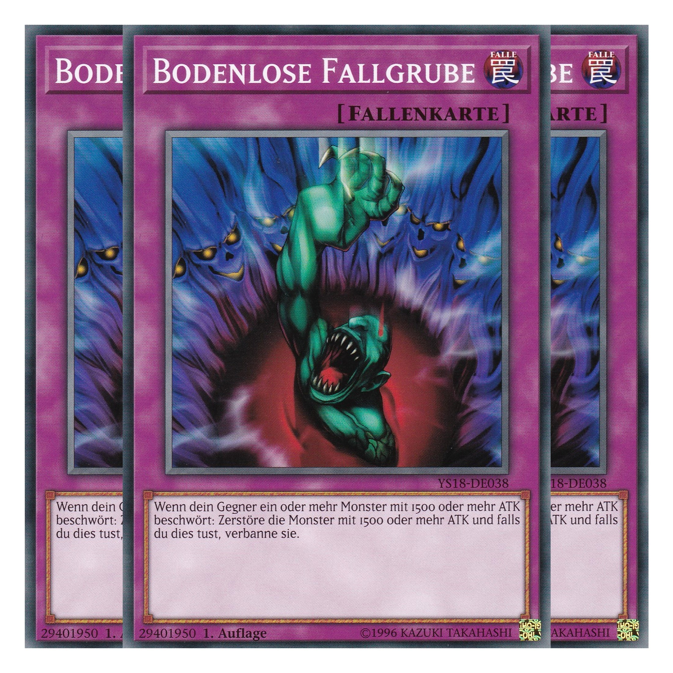 Bodenlose Fallgrube - YS18-DE038 - Common - Deutsch - 1. Auflage - Starter Deck: Codebreaker - Playset (3 Kopien)