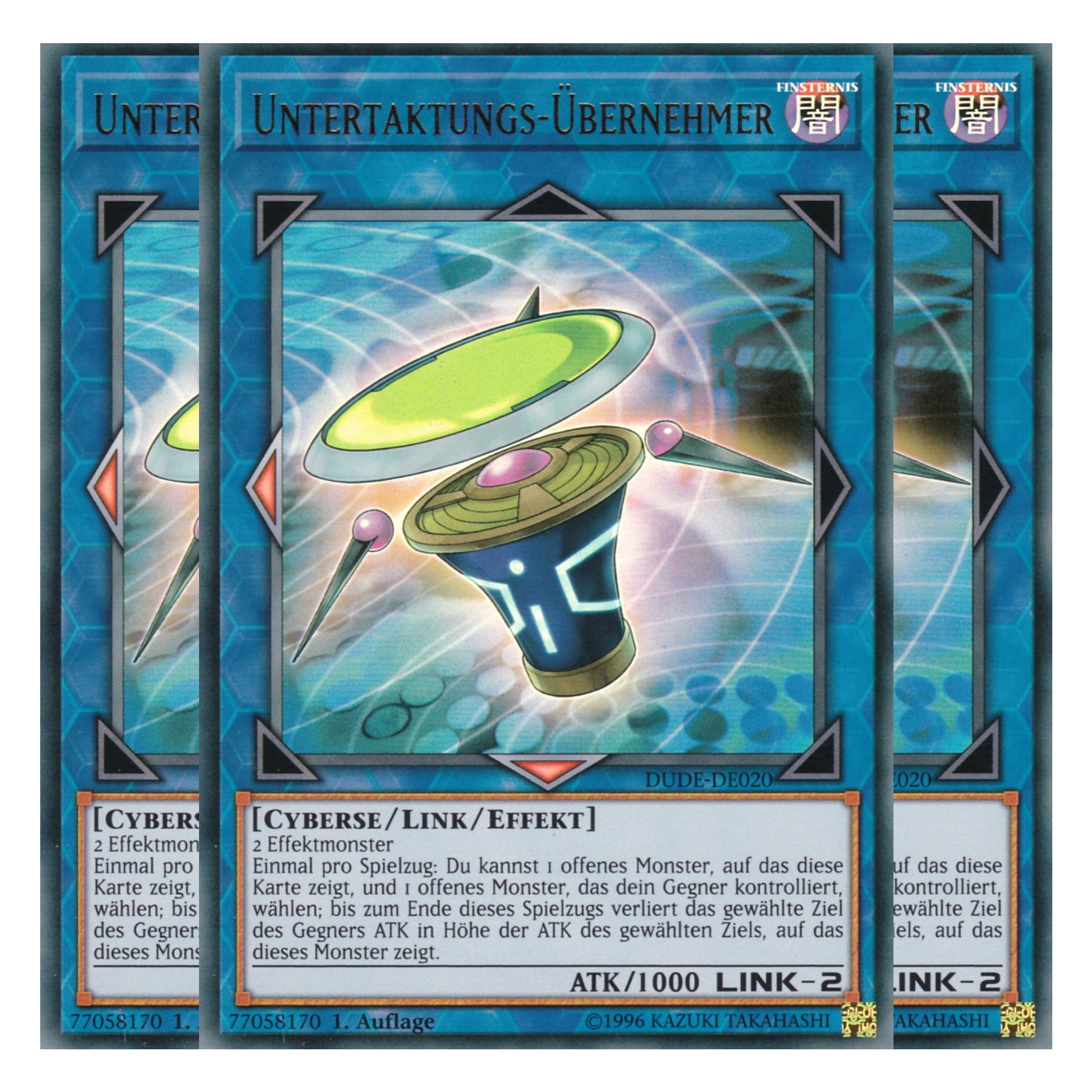 Untertaktungs-Übernehmer - DUDE-DE020 - Ultra Rare - Deutsch - 1. Auflage - Duel Devastator - Playset (3 Kopien)