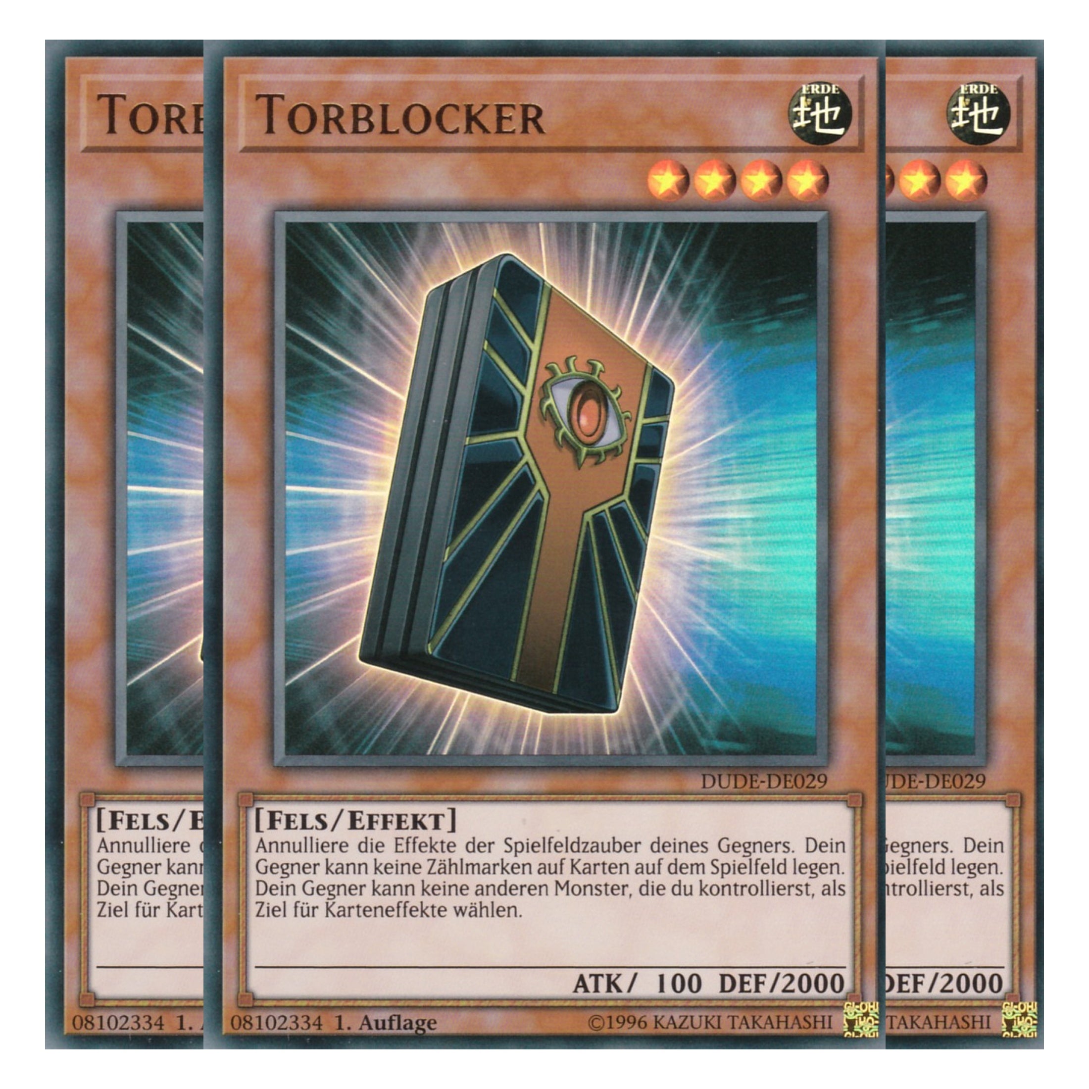 Torblocker - DUDE-DE029 - Ultra Rare - Deutsch - 1. Auflage - Duel Devastator - Playset (3 Kopien)