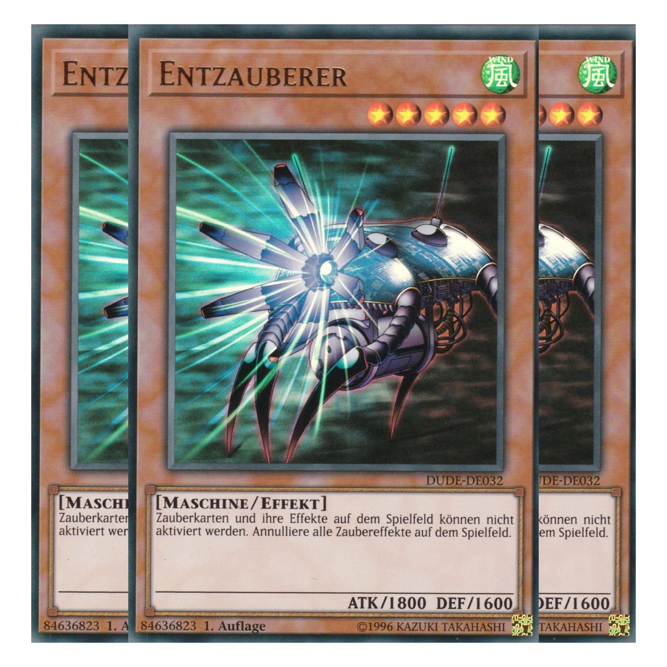 Entzauberer - DUDE-DE032 - Ultra Rare - Deutsch - 1. Auflage - Duel Devastator - Playset (3 Kopien)