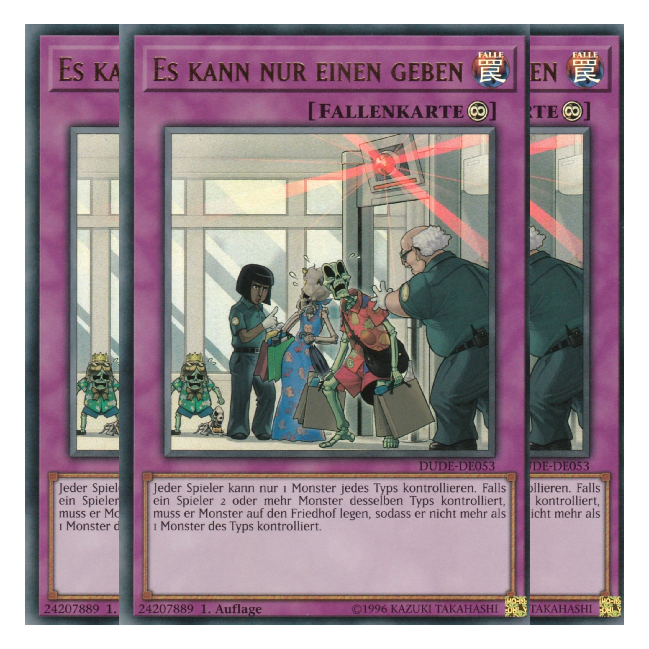 Es kann nur einen geben - DUDE-DE053 - Ultra Rare - Deutsch - 1. Auflage - Duel Devastator - Playset (3 Kopien)