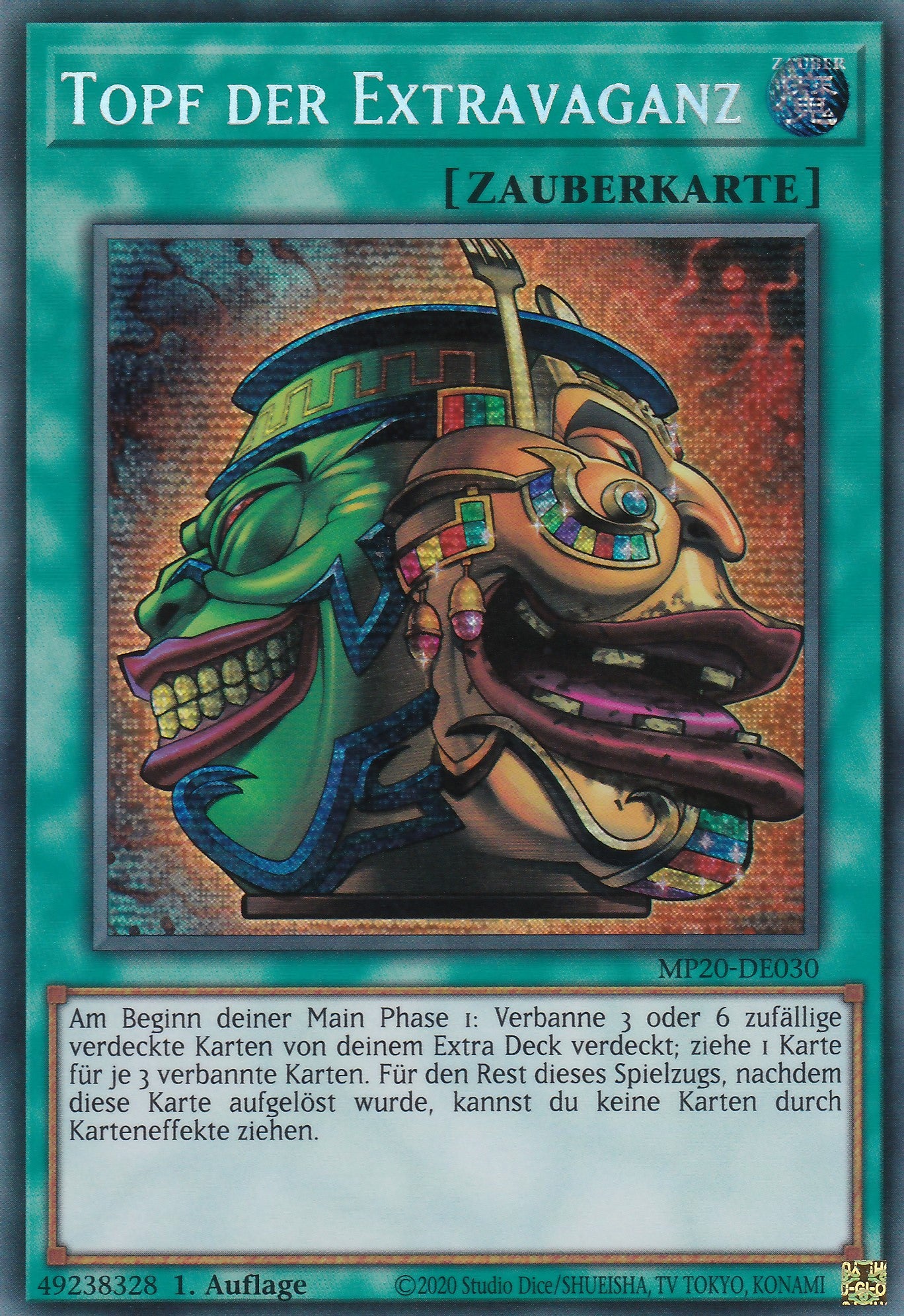 Topf der Extravaganz - MP20-DE030 - Prismatic Secret Rare - Deutsch - 1. Auflage - 2049 Tin of Lost Memories Mega Pack