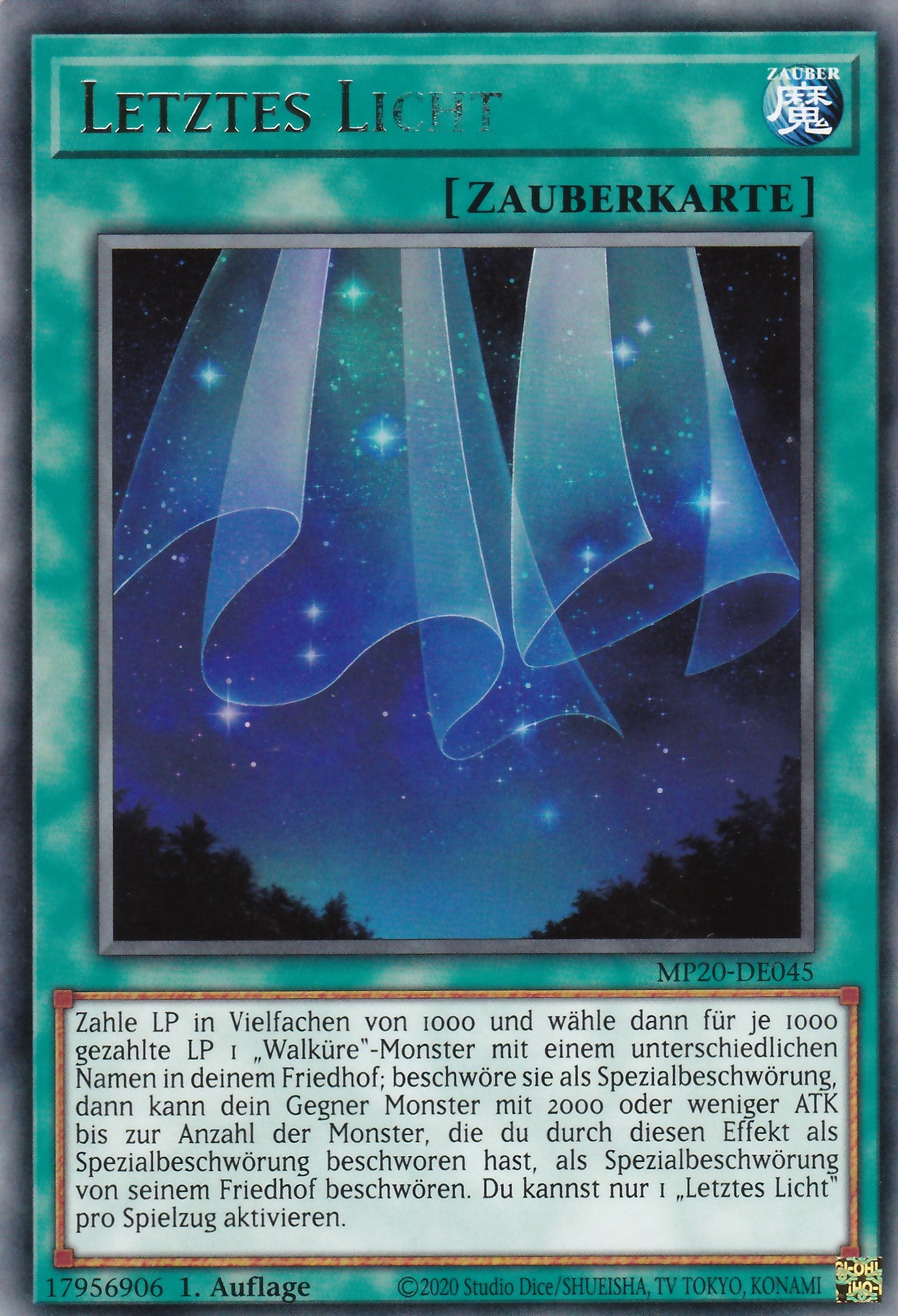 Letztes Licht - MP20-DE045 - Rare - Deutsch - 1. Auflage - 2064 Tin of Lost Memories Mega Pack