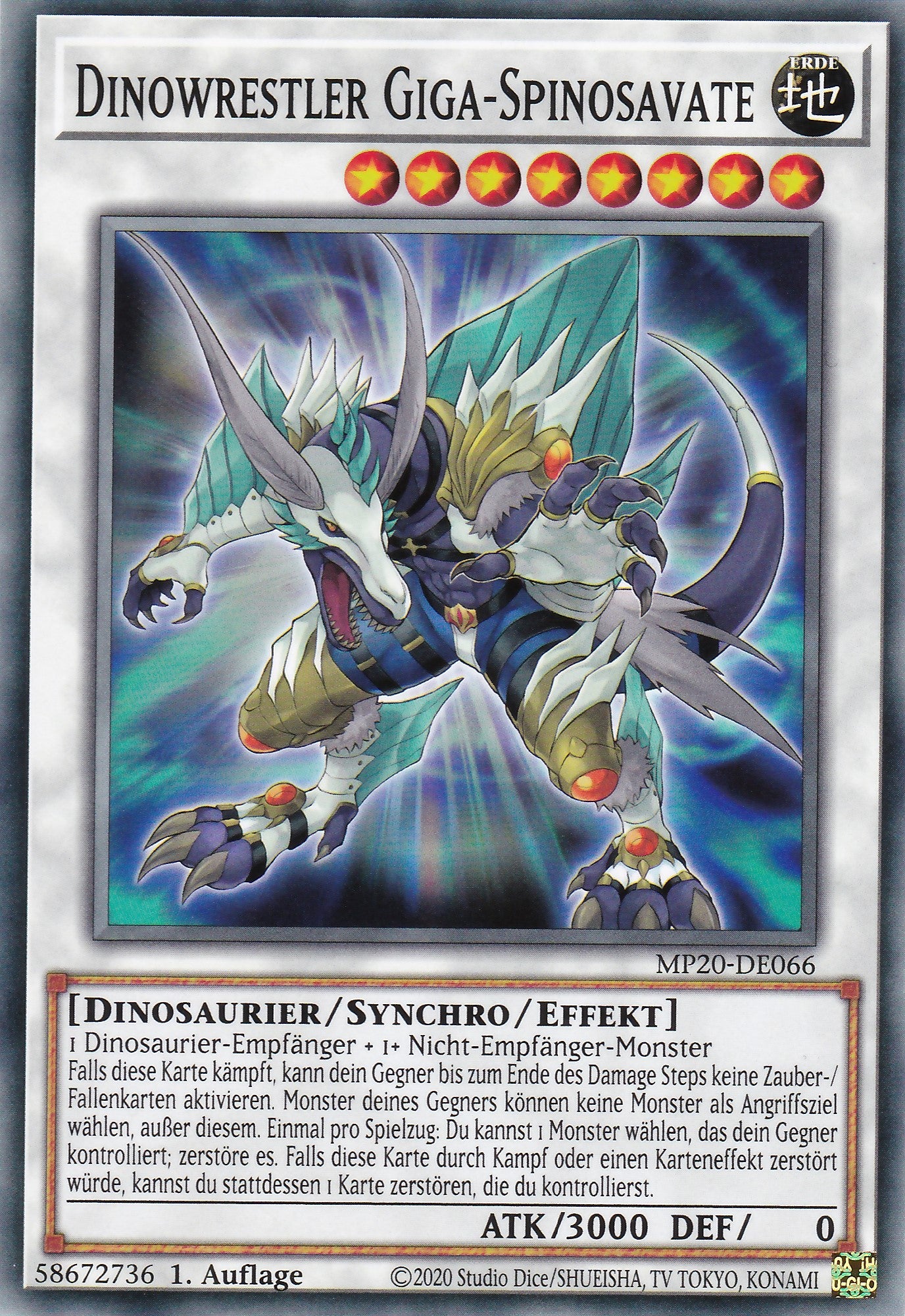 Dinowrestler Giga-Spinosavate - MP20-DE066 - Common - Deutsch - 1. Auflage - 2085 Tin of Lost Memories Mega Pack