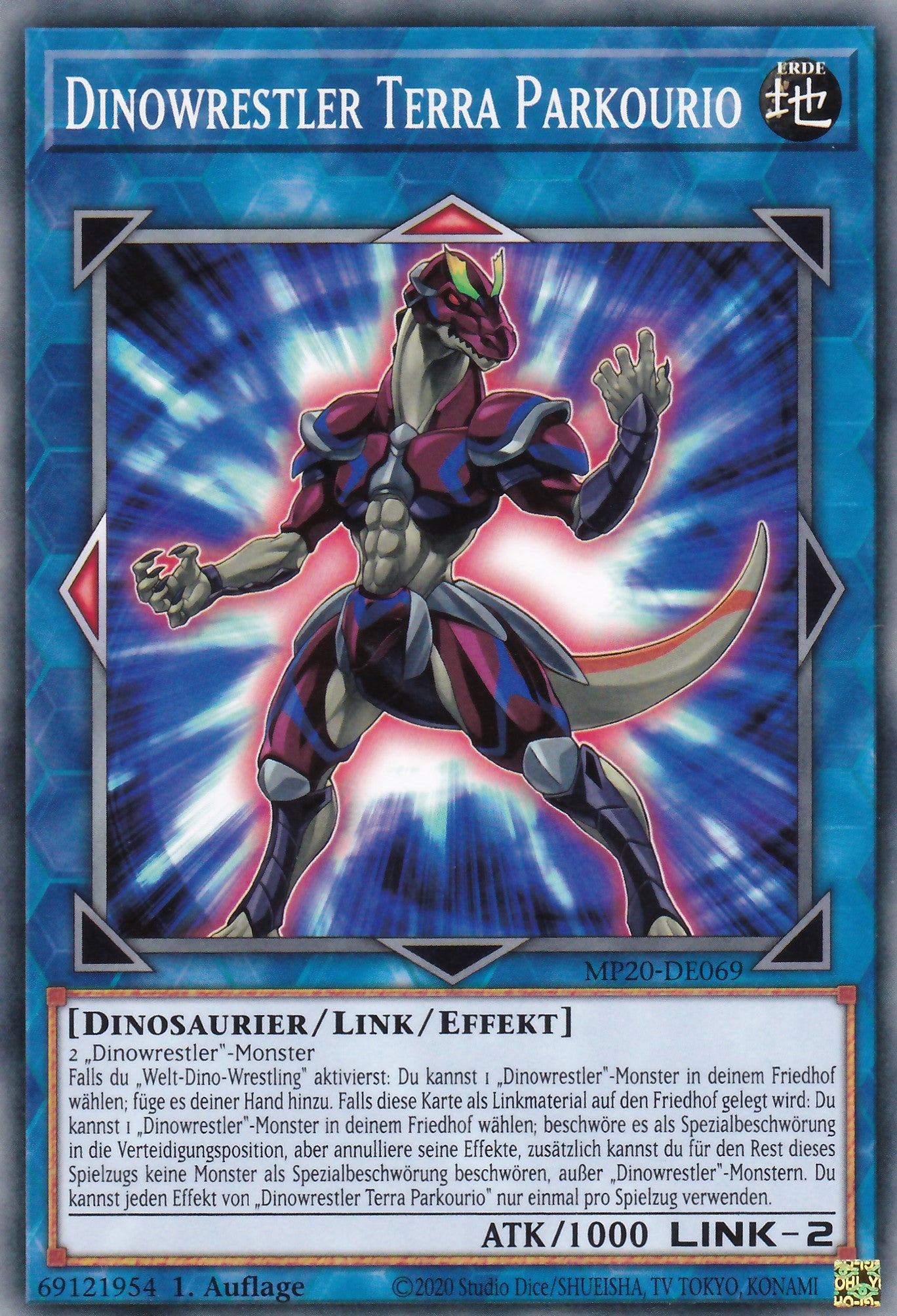 Dinowrestler Terra Parkourio - MP20-DE069 - Common - Deutsch - 1. Auflage - 2088 Tin of Lost Memories Mega Pack