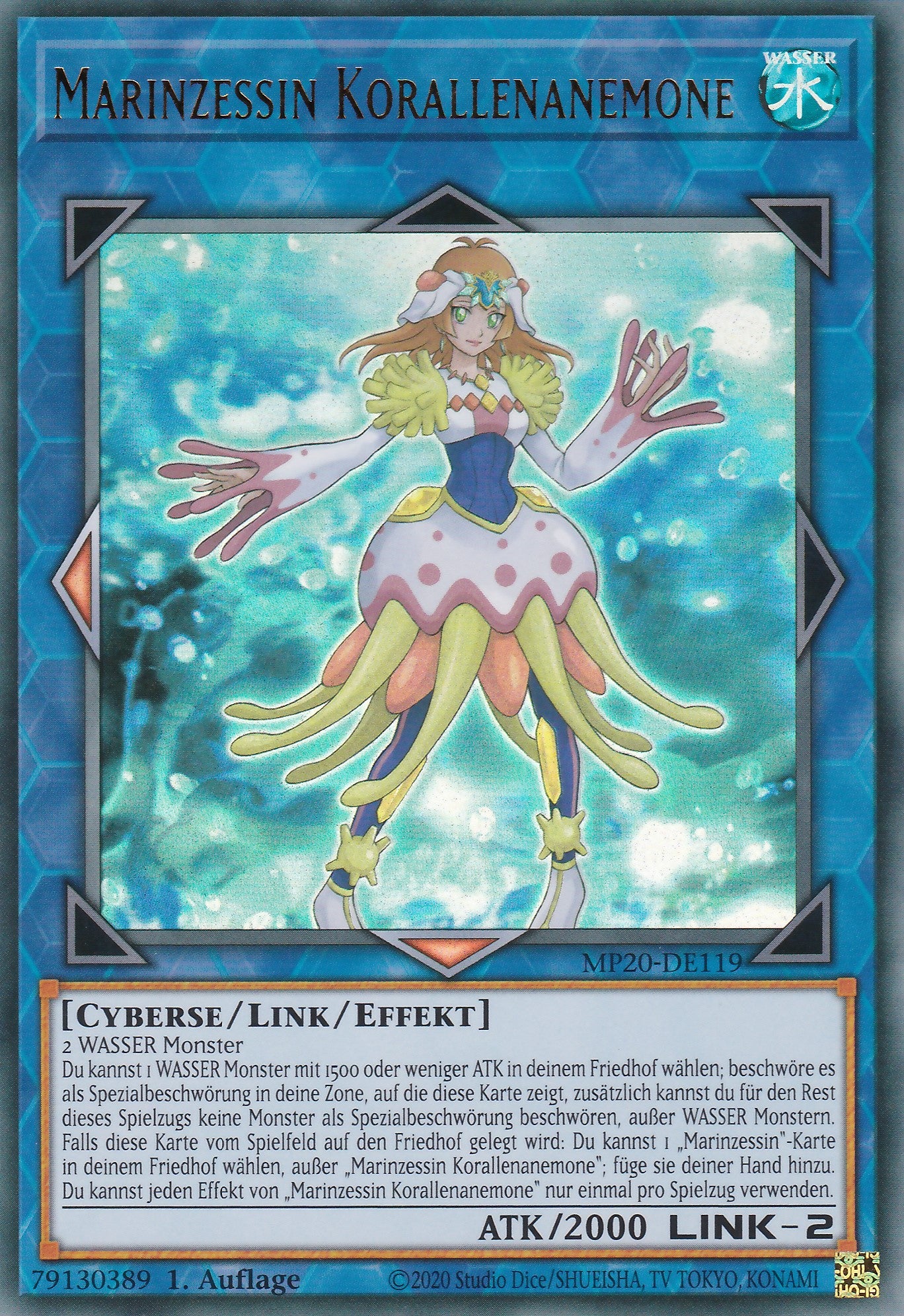 Marinzessin Korallenanemone - MP20-DE119 - Ultra Rare - Deutsch - 1. Auflage - 2138 Tin of Lost Memories Mega Pack