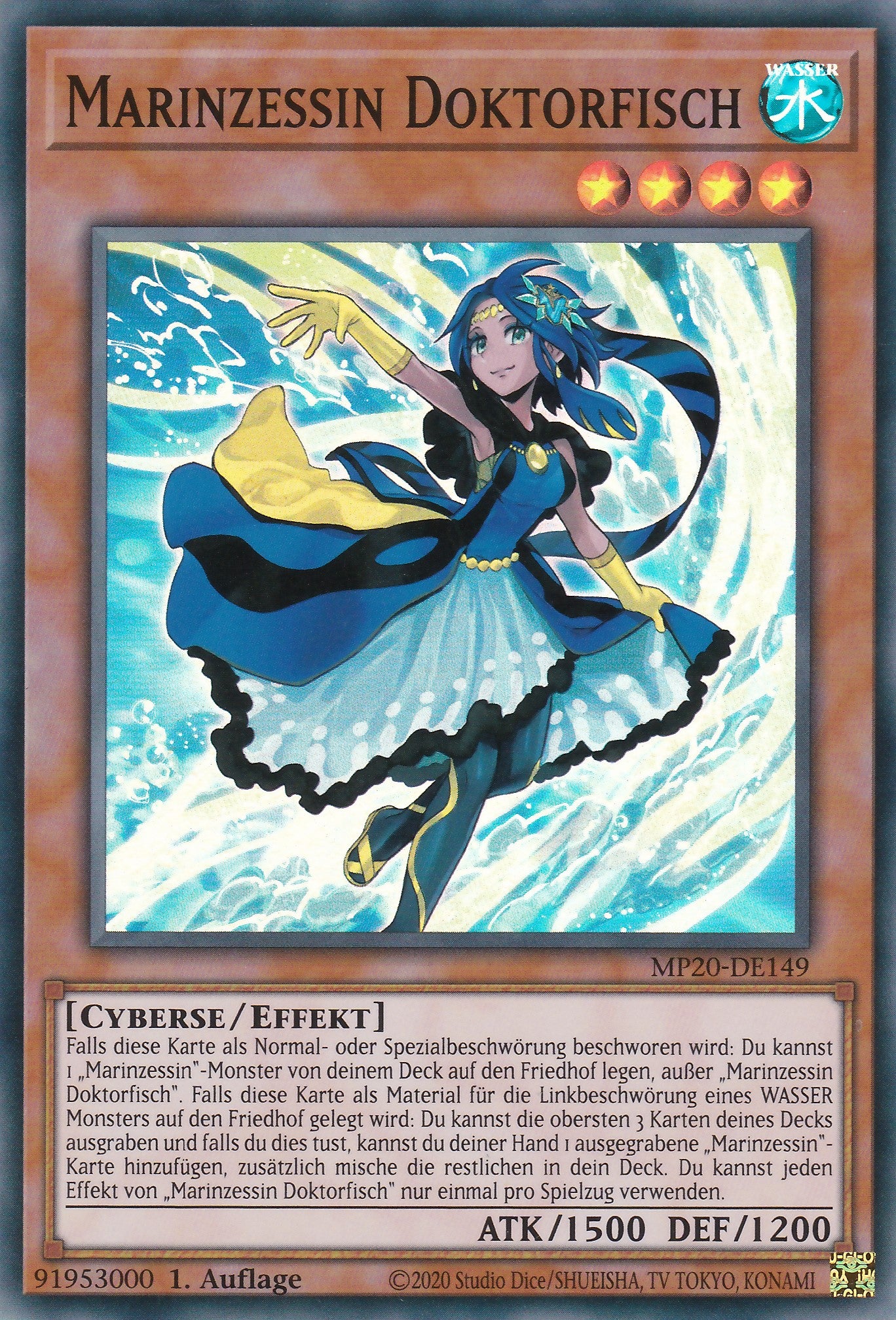 Marinzessin Doktorfisch - MP20-DE149 - Super Rare - Deutsch - 1. Auflage - 2168 Tin of Lost Memories Mega Pack