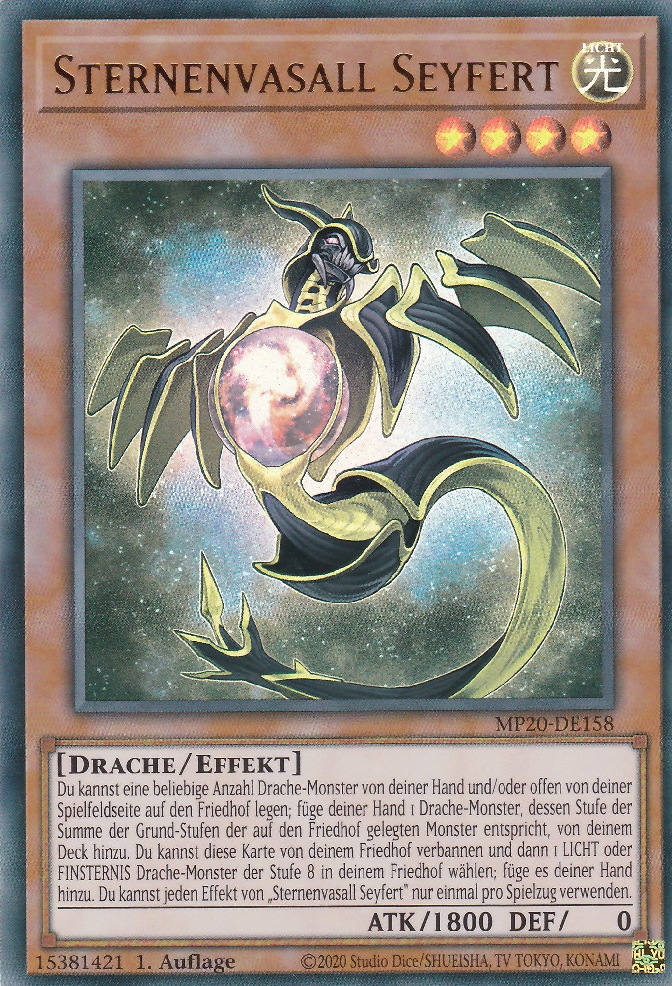 Sternenvasall Seyfert - MP20-DE158 - Ultra Rare - Deutsch - 1. Auflage - 2177 Tin of Lost Memories Mega Pack