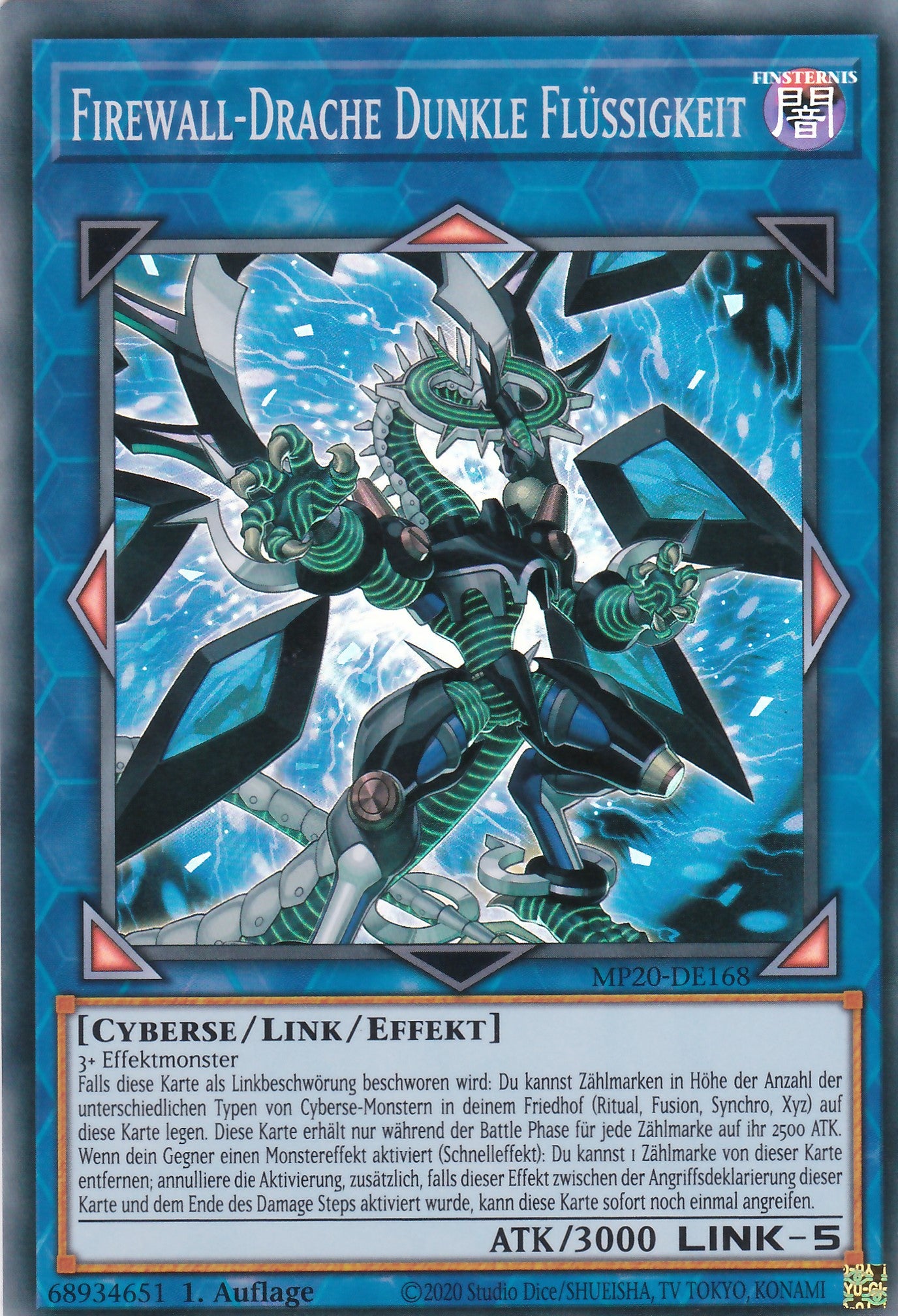 Firewall - Drache Dunkle Flüssigkeit - MP20-DE168 - Super Rare - Deutsch - 1. Auflage - 2187 Tin of Lost Memories Mega Pack
