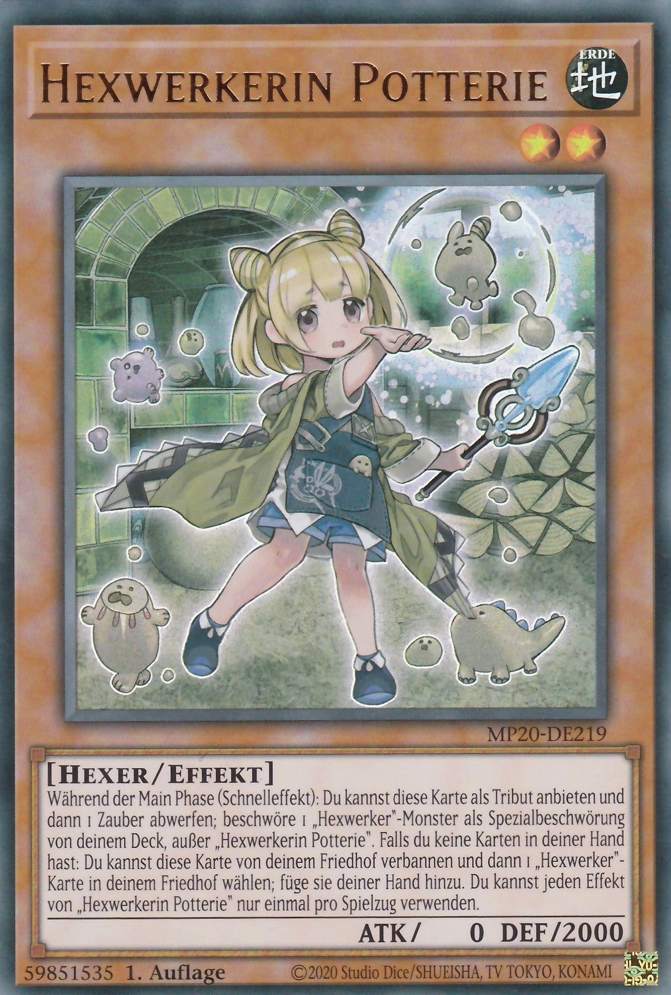 Hexwerkerin Potterie - MP20-DE219 - Ultra Rare - Deutsch - 1. Auflage - 2238 Tin of Lost Memories Mega Pack