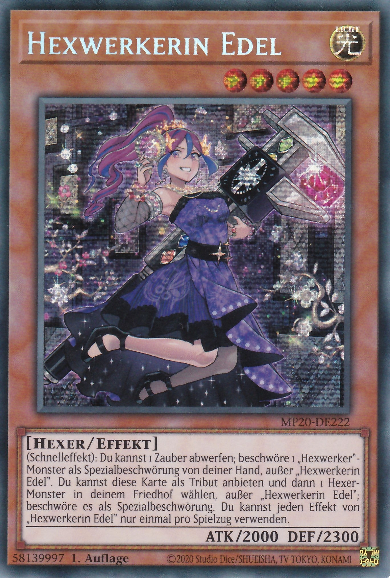 Hexwerkerin Edel - MP20-DE222 - Prismatic Secret Rare - Deutsch - 1. Auflage - 2241 Tin of Lost Memories Mega Pack