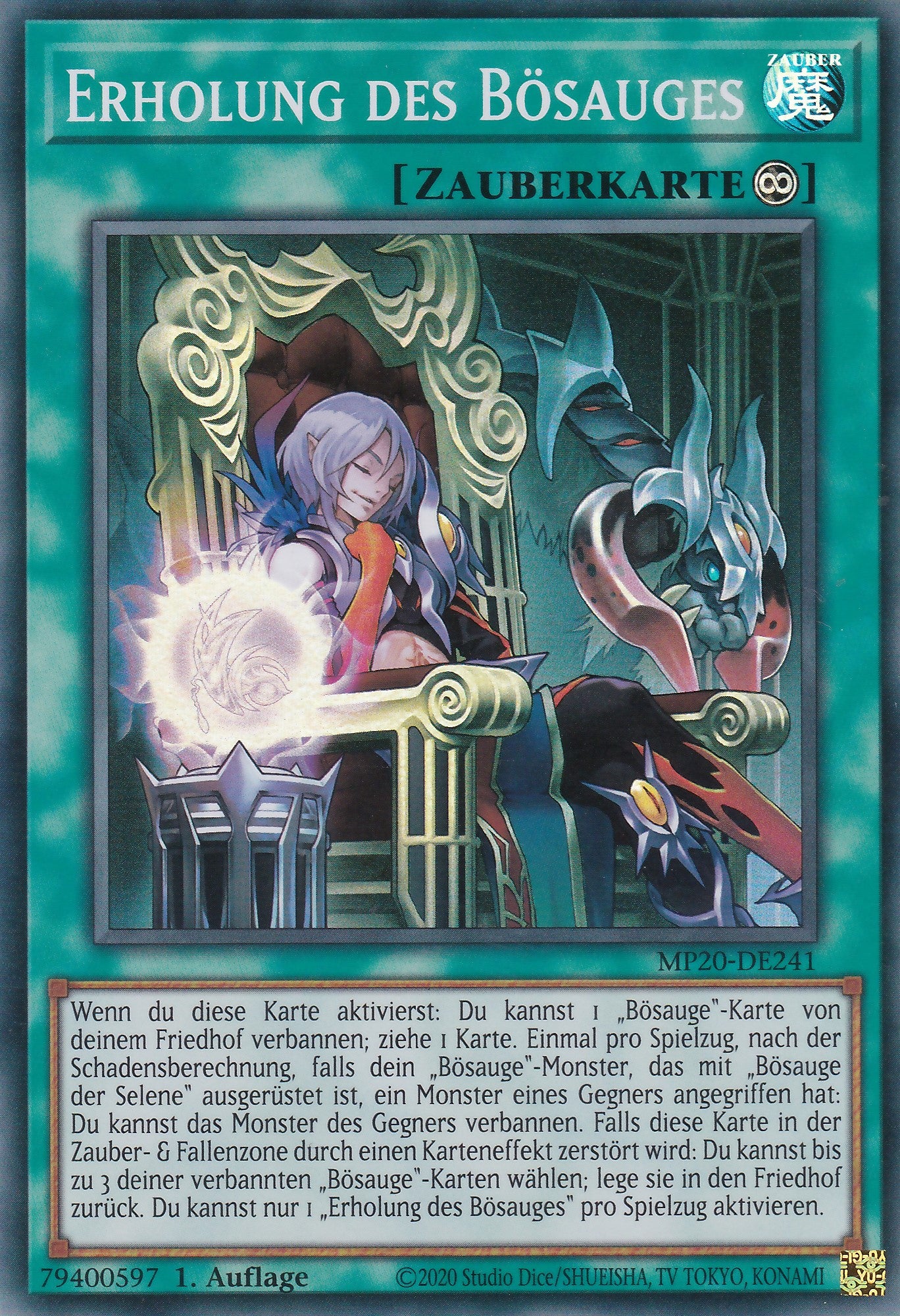 Erholung des Bösauges - MP20-DE241 - Super Rare - Deutsch - 1. Auflage - 2260 Tin of Lost Memories Mega Pack