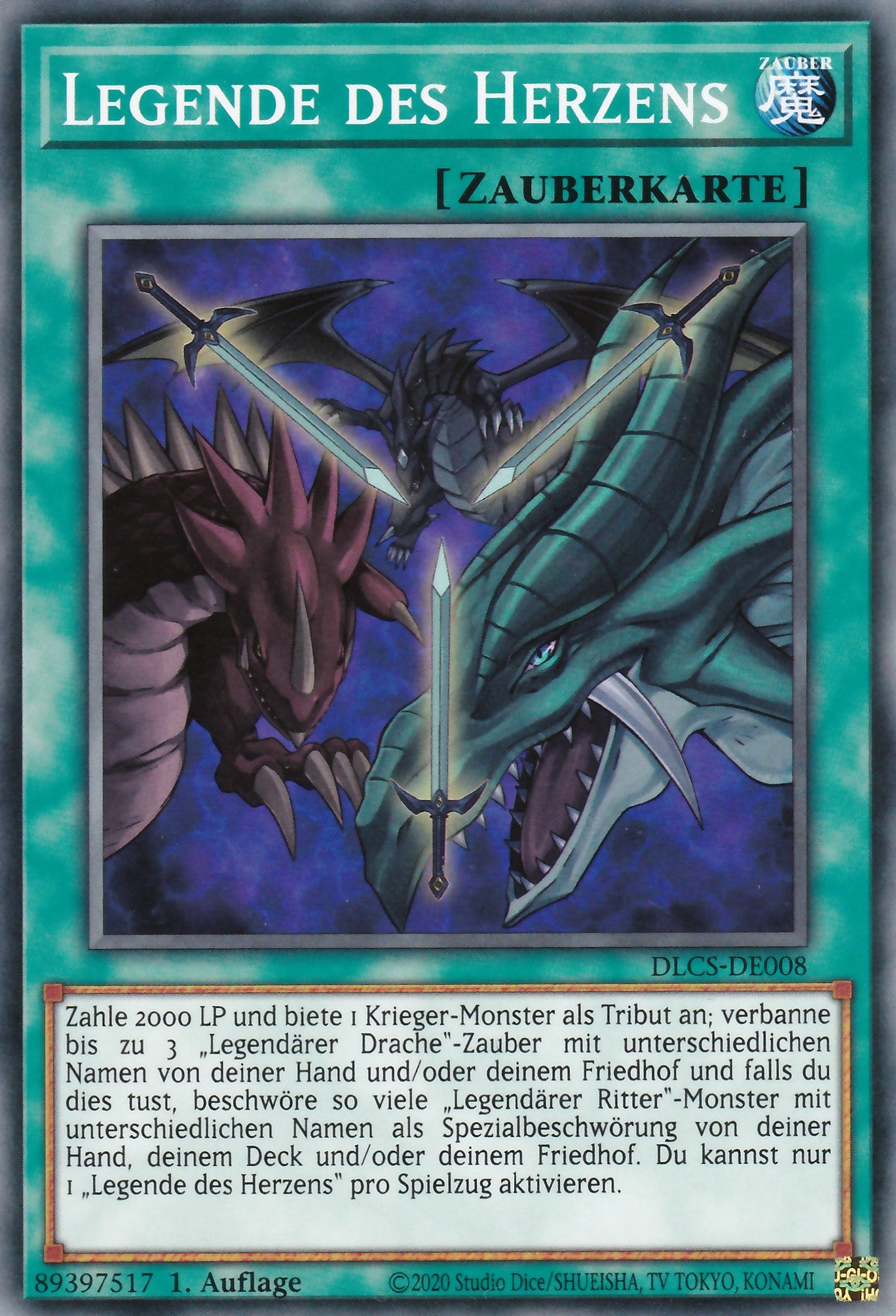 Legende des Herzens - DLCS-DE008 - Common - Deutsch - 1. Auflage - Dragons of Legend: The Complete Series