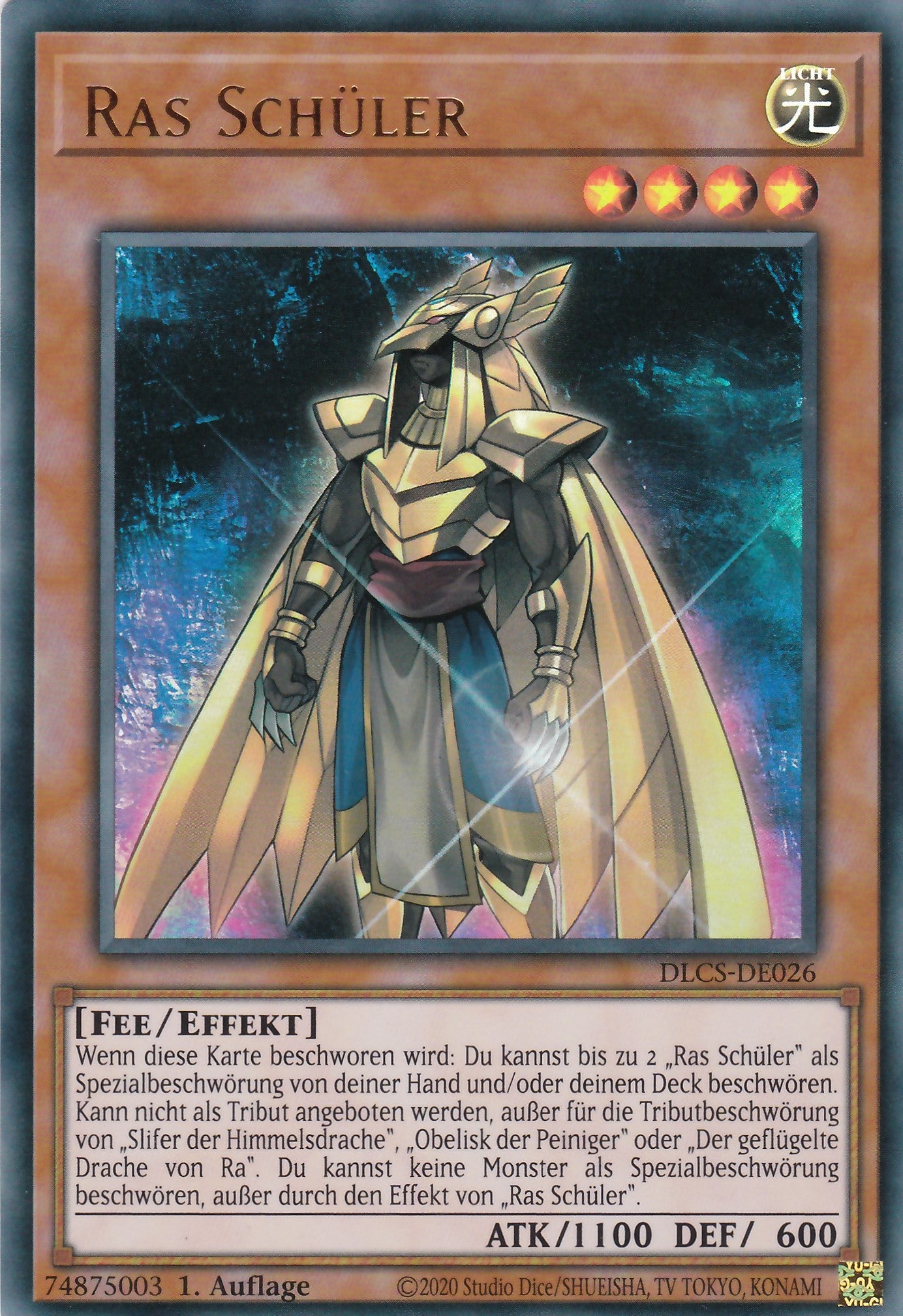 Ras Schüler - DLCS-DE026 - Ultra Rare - Deutsch - 1. Auflage - Dragons of Legend: The Complete Series