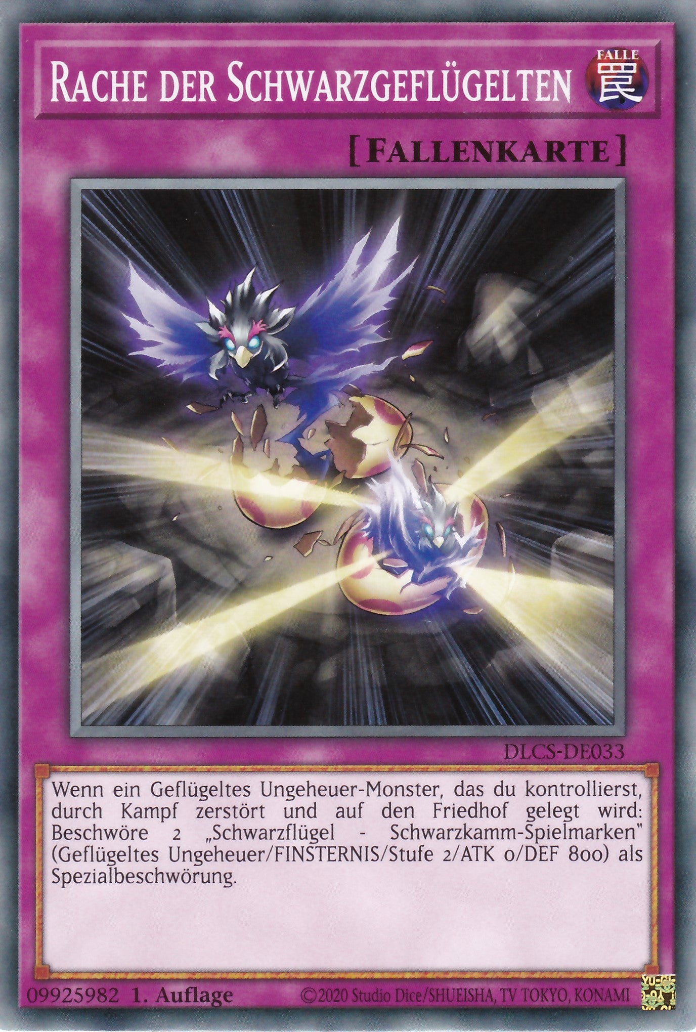 Rache der Schwarzgeflügelten - DLCS-DE033 - Common - Deutsch - 1. Auflage - Dragons of Legend: The Complete Series