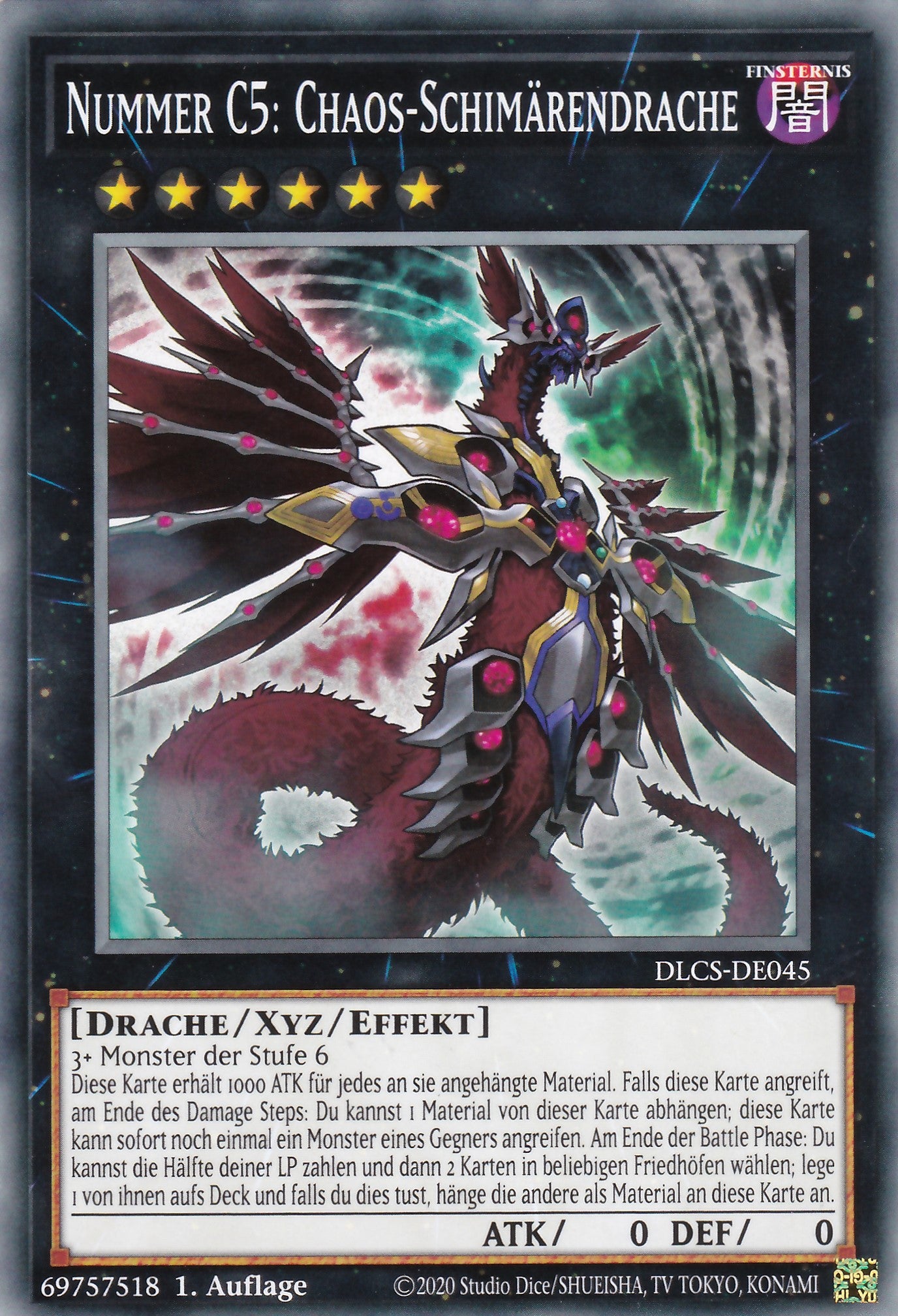 Nummer C5: Chaos-Schimärendrache - DLCS-DE045 - Common - Deutsch - 1. Auflage - Dragons of Legend: The Complete Series