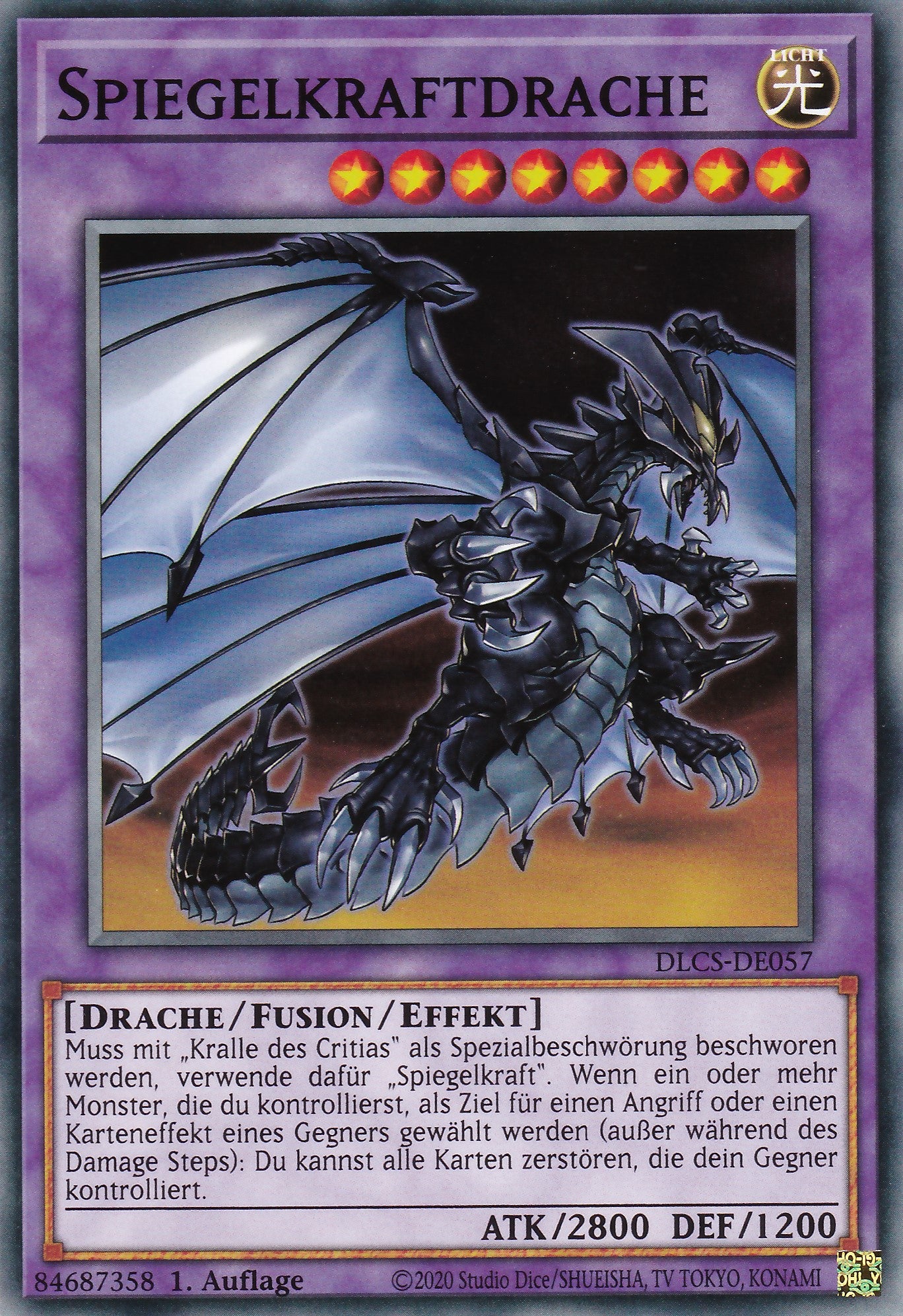Spiegelkraftdrache - DLCS-DE057 - Common - Deutsch - 1. Auflage - Dragons of Legend: The Complete Series