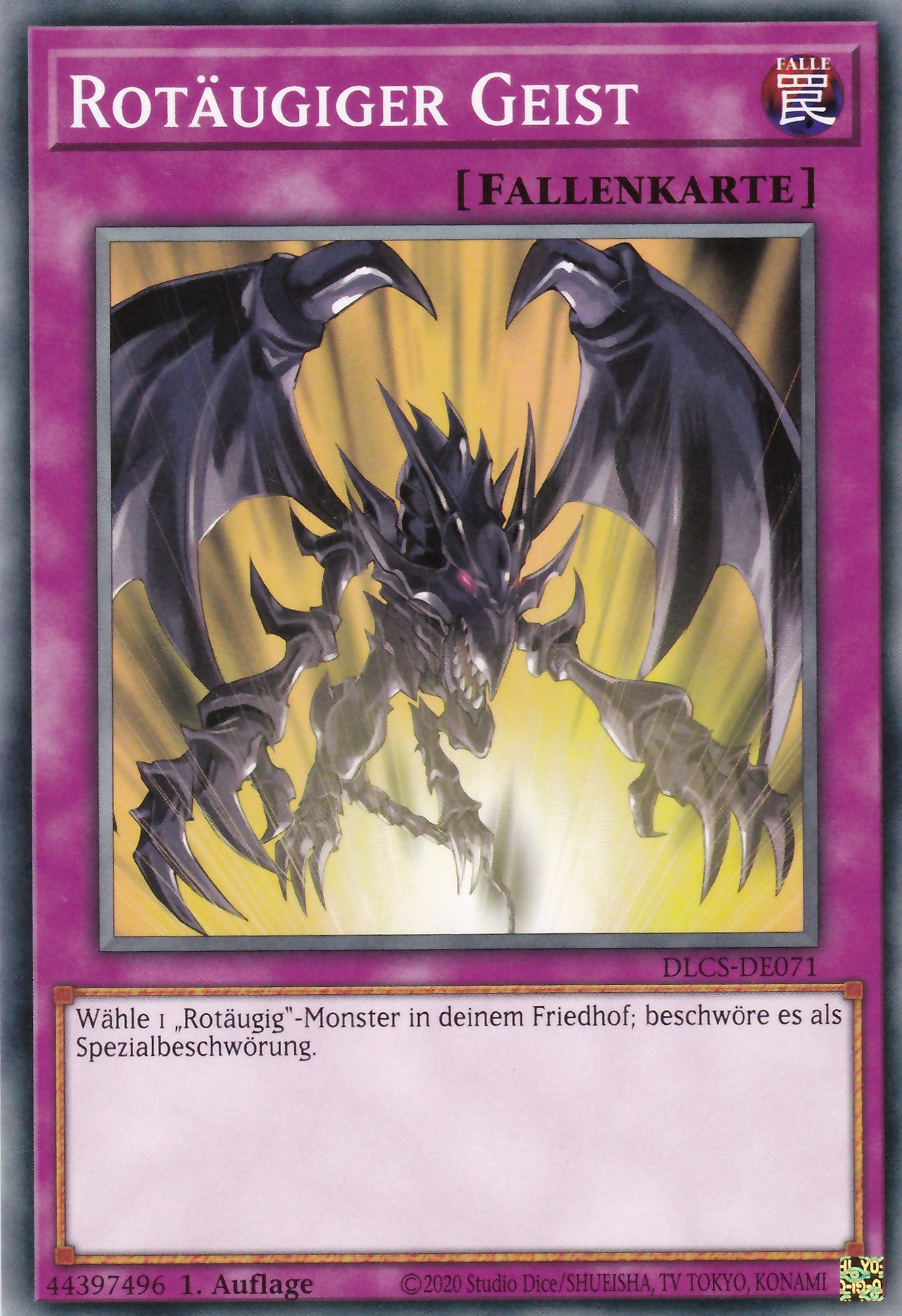 Rotäugiger Geist - DLCS-DE071 - Common - Deutsch - 1. Auflage - Dragons of Legend: The Complete Series