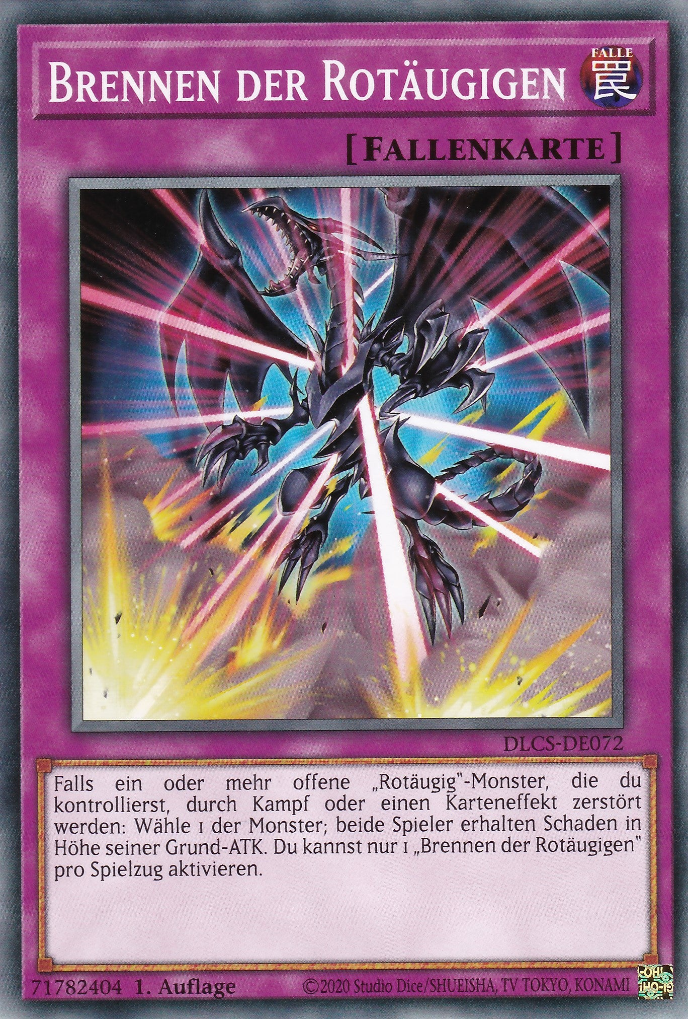 Brennen der Rotäugigen - DLCS-DE072 - Common - Deutsch - 1. Auflage - Dragons of Legend: The Complete Series