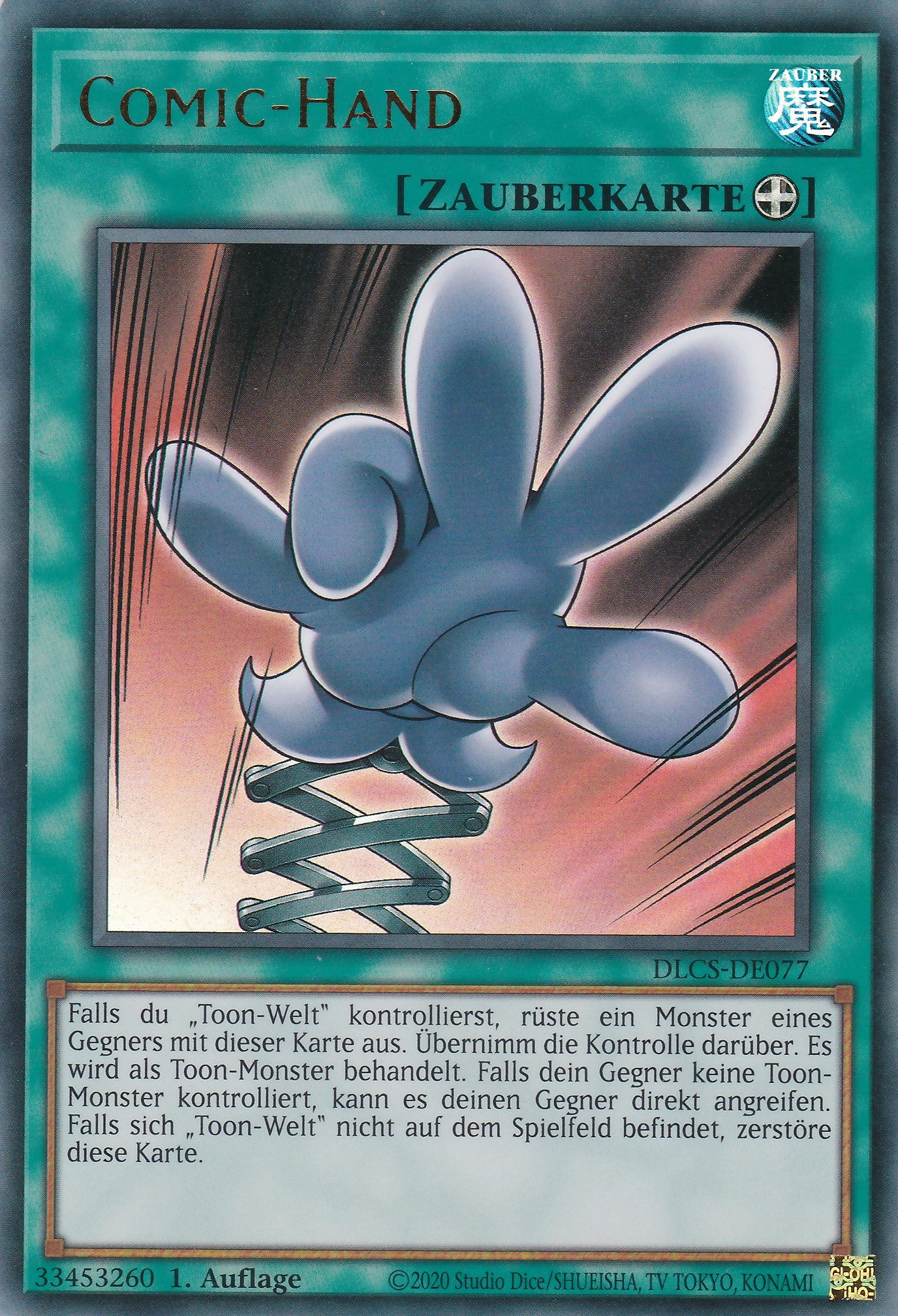 Comic – Hand - DLCS-DE077 - Ultra Rare - Deutsch - 1. Auflage - Dragons of Legend: The Complete Series