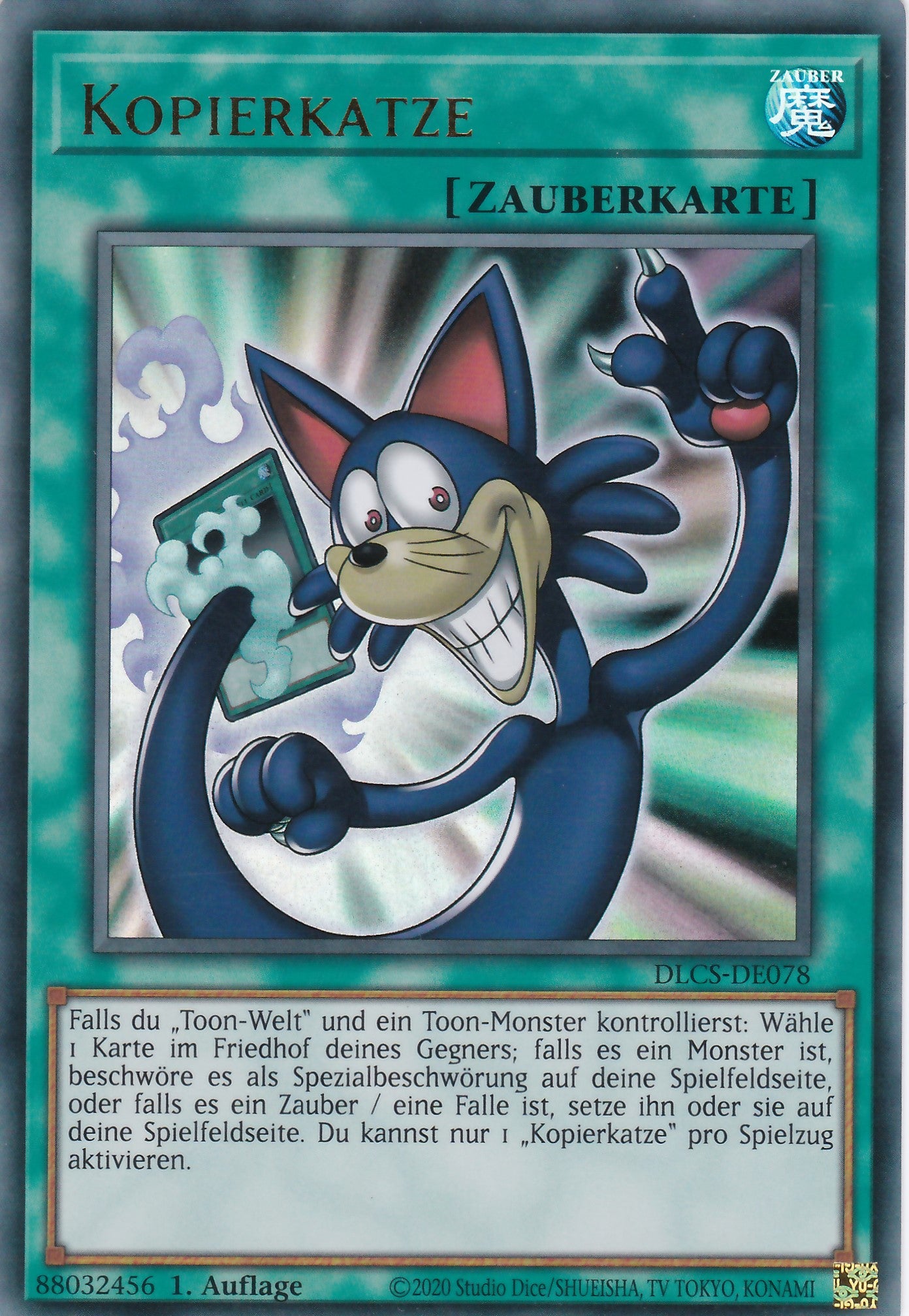 Kopierkatze - DLCS-DE078 - Ultra Rare - Deutsch - 1. Auflage - Dragons of Legend: The Complete Series