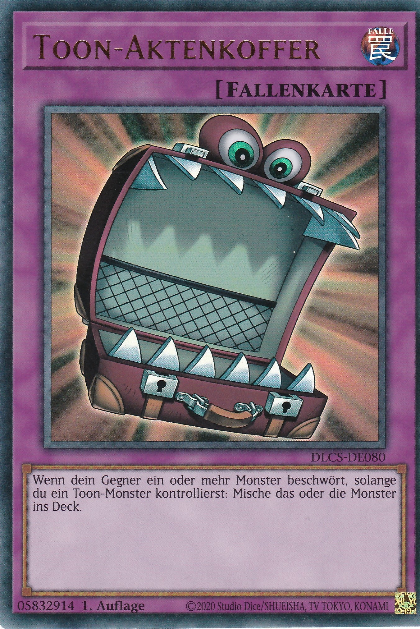 Toon – Aktenkoffer - DLCS-DE080 - Ultra Rare - Deutsch - 1. Auflage - Dragons of Legend: The Complete Series