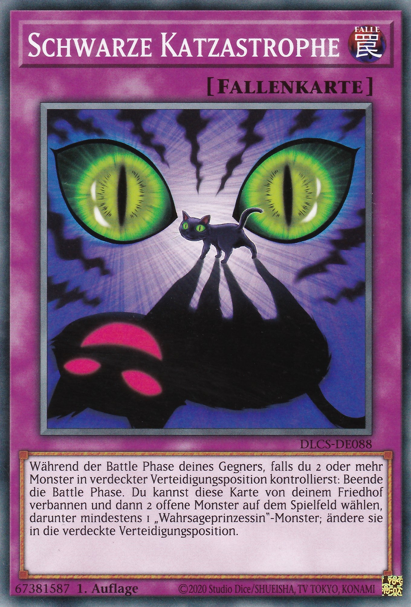 Schwarze Katzastrophe - DLCS-DE088 - Common - Deutsch - 1. Auflage - Dragons of Legend: The Complete Series