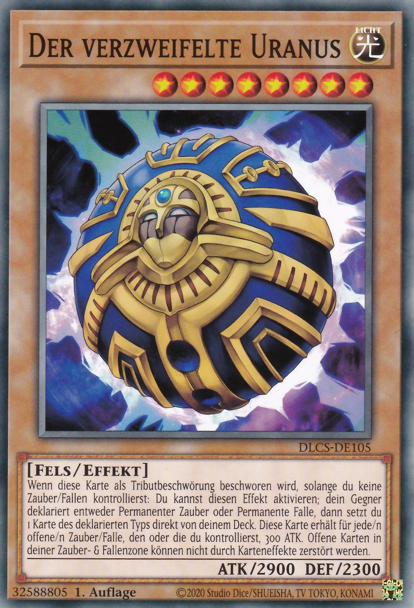 Der verzweifelte Uranus - DLCS-DE105 - Common - Deutsch - 1. Auflage - Dragons of Legend: The Complete Series
