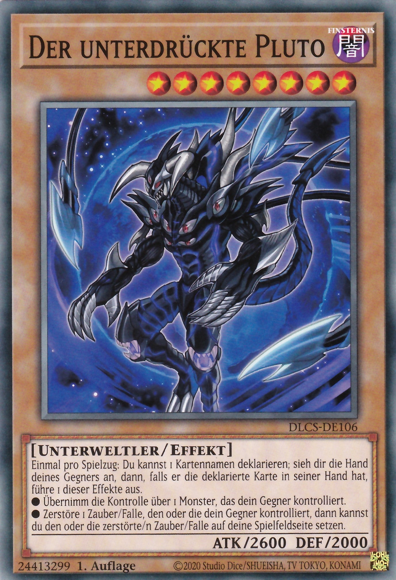 Der unterdrückte Pluto - DLCS-DE106 - Common - Deutsch - 1. Auflage - Dragons of Legend: The Complete Series
