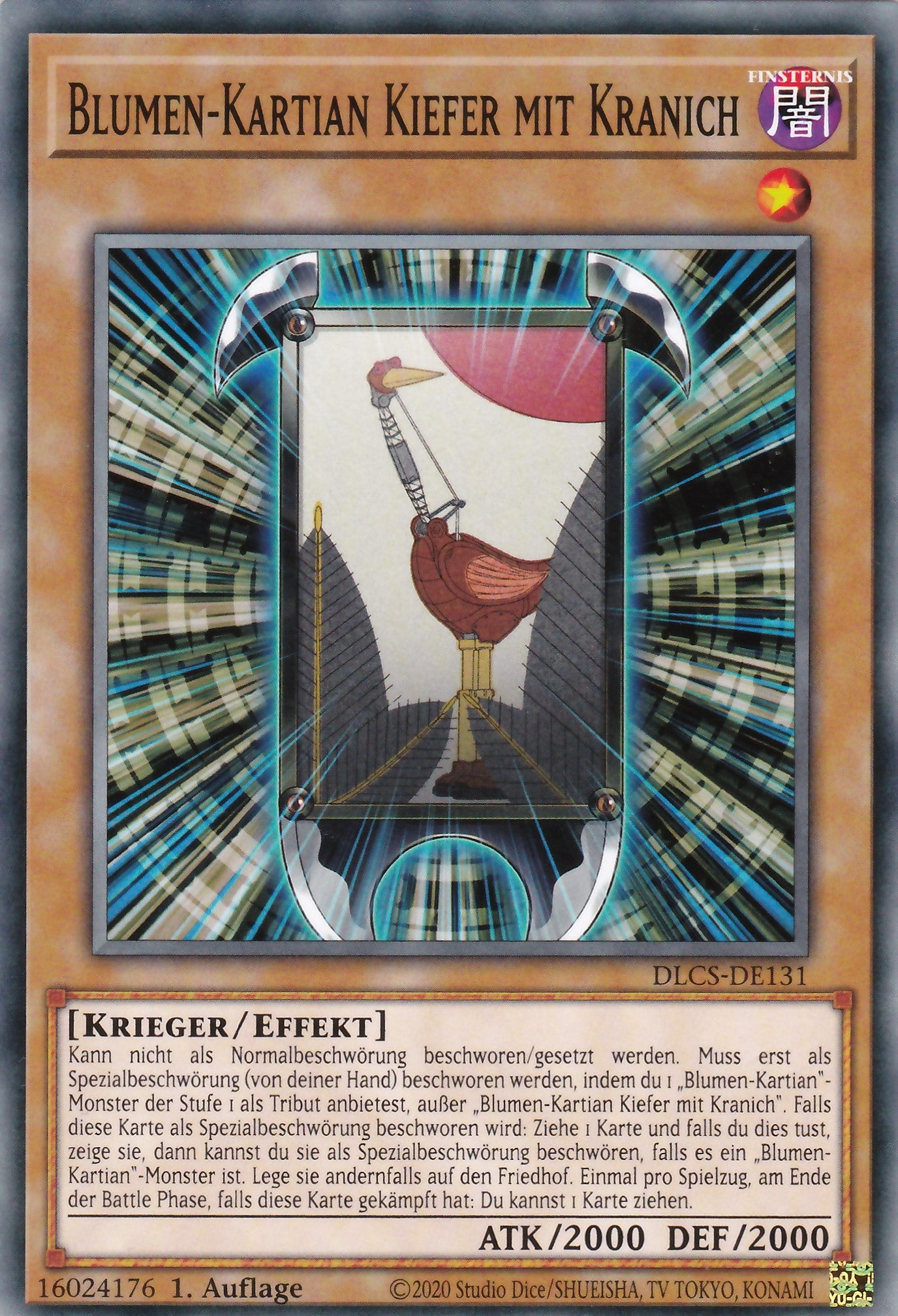 Blumen - Kartian Kiefer mit Kranich - DLCS-DE131 - Common - Deutsch - 1. Auflage - Dragons of Legend: The Complete Series