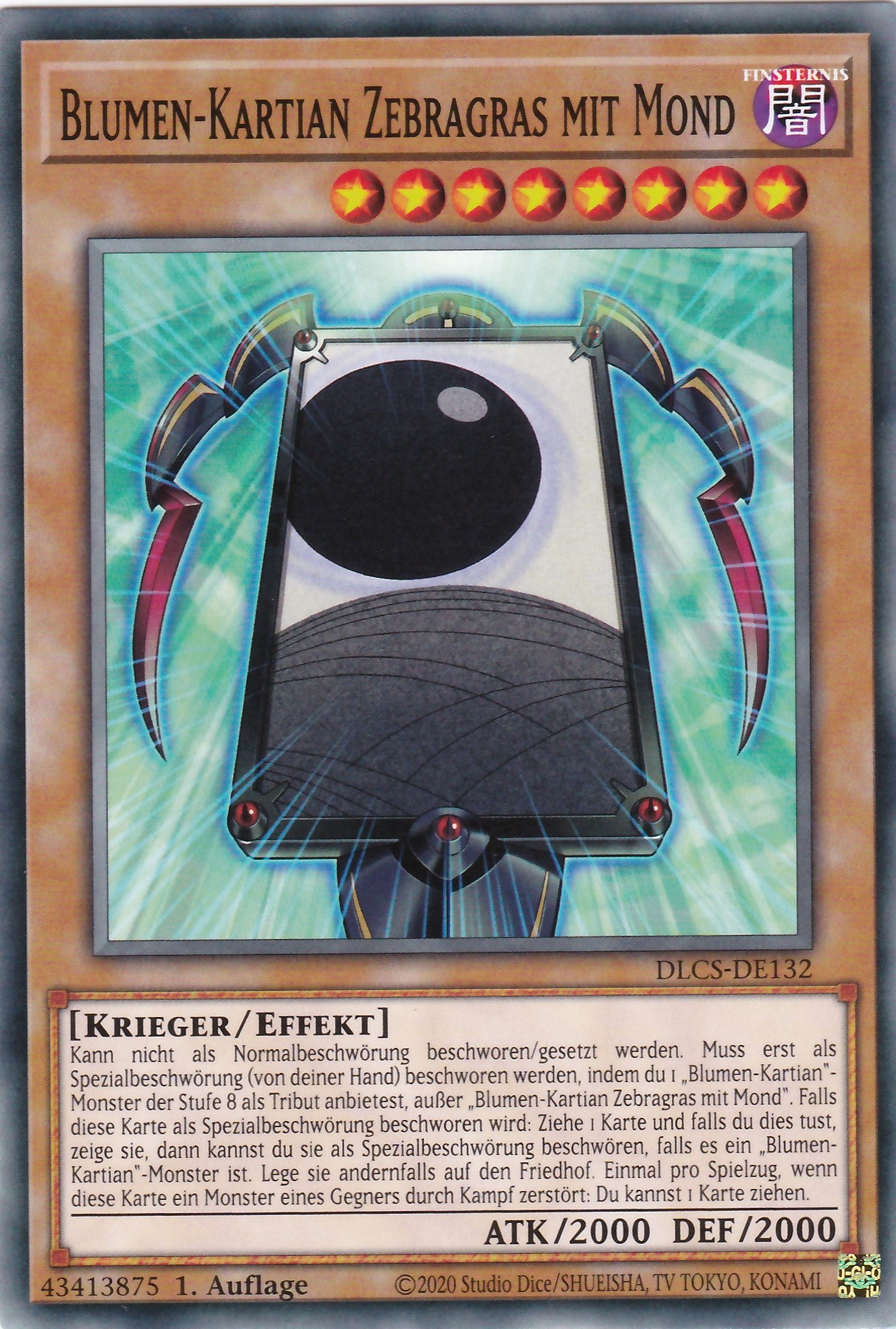 Blumen – Kartian Zebragras mit Mond - DLCS-DE132 - Common - Deutsch - 1. Auflage - Dragons of Legend: The Complete Series