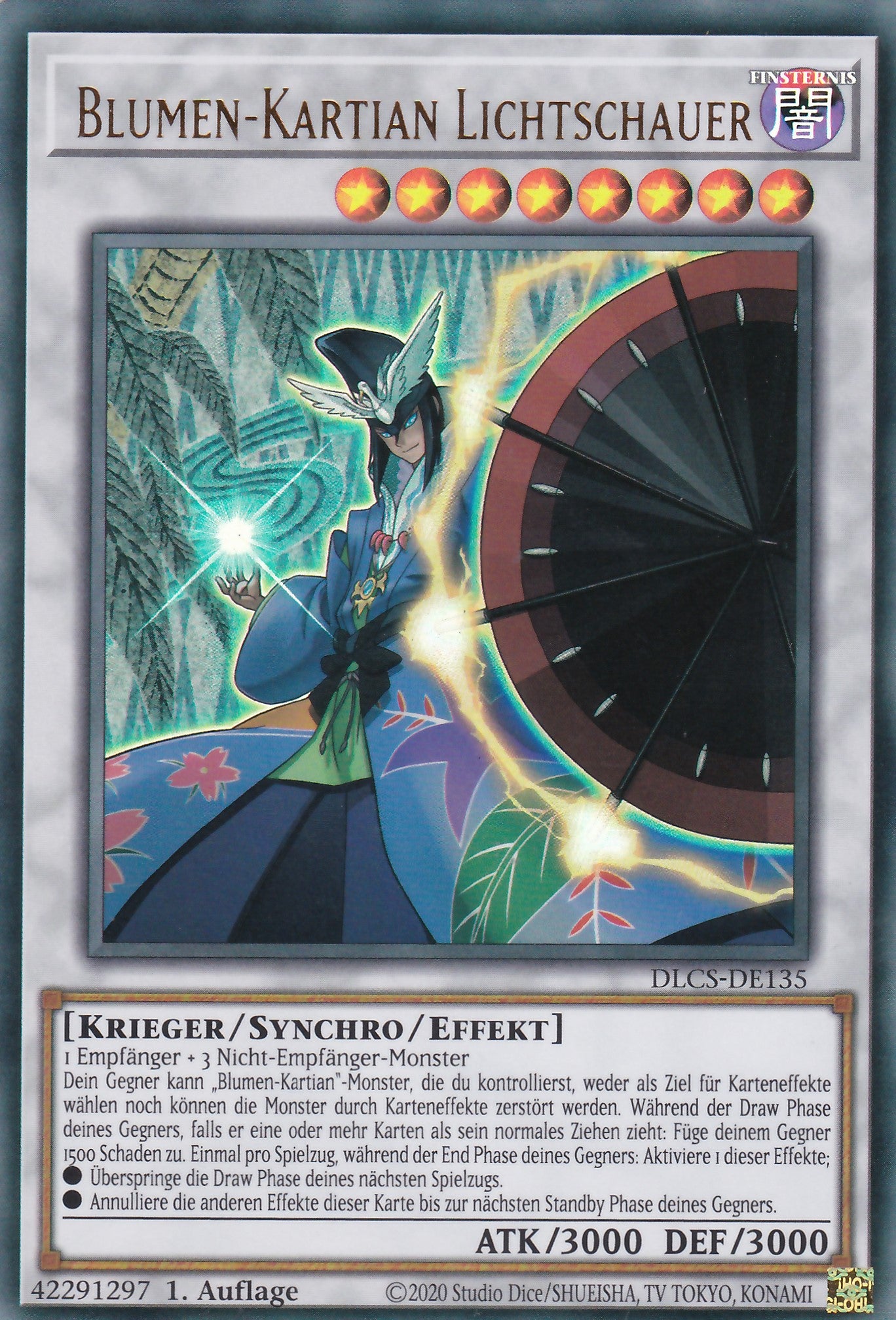 Blumen - Kartian Lichtschauer - DLCS-DE135 - Ultra Rare - Deutsch - 1. Auflage - Dragons of Legend: The Complete Series