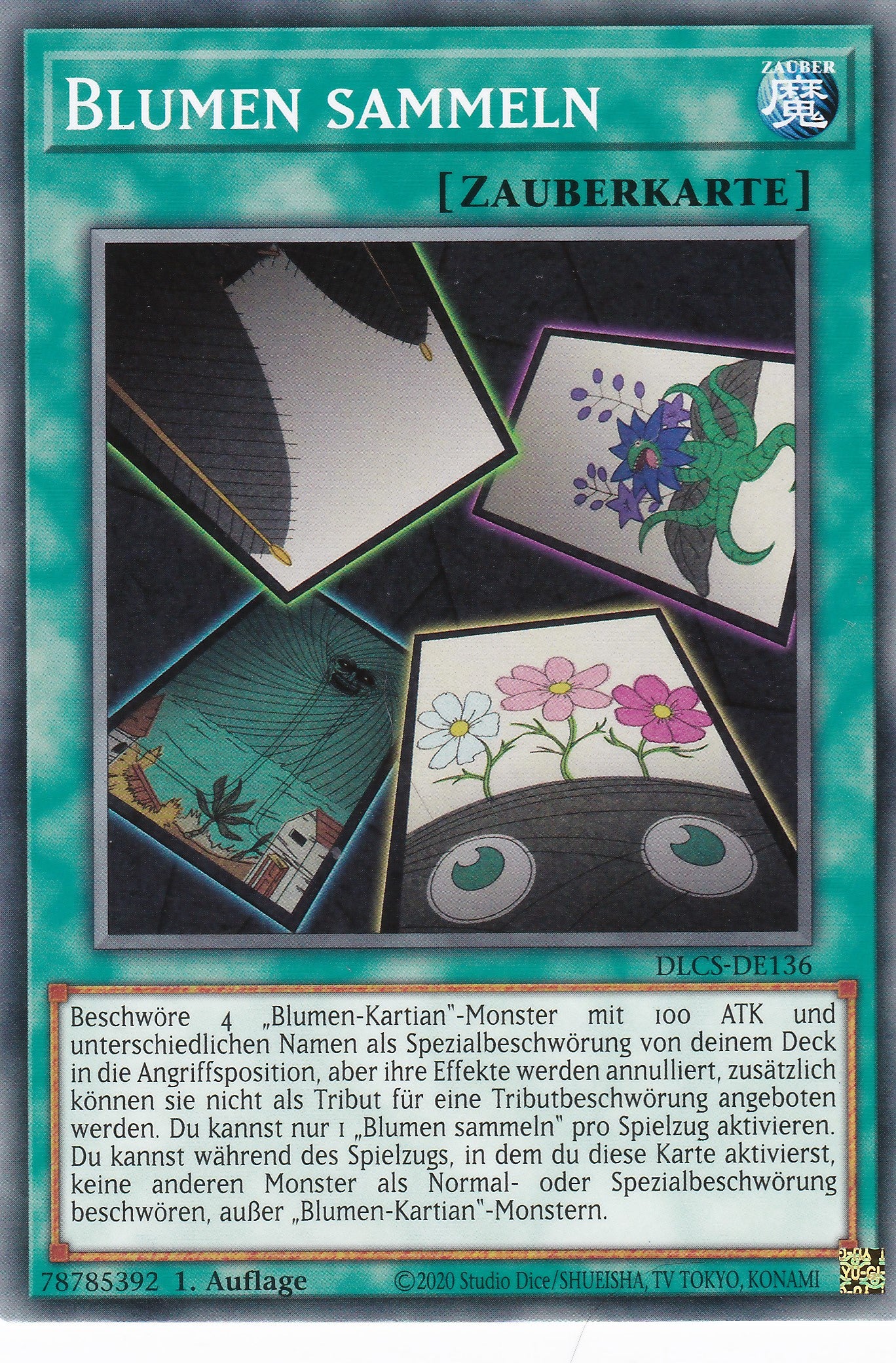 Blumen sammeln - DLCS-DE136 - Common - Deutsch - 1. Auflage - Dragons of Legend: The Complete Series