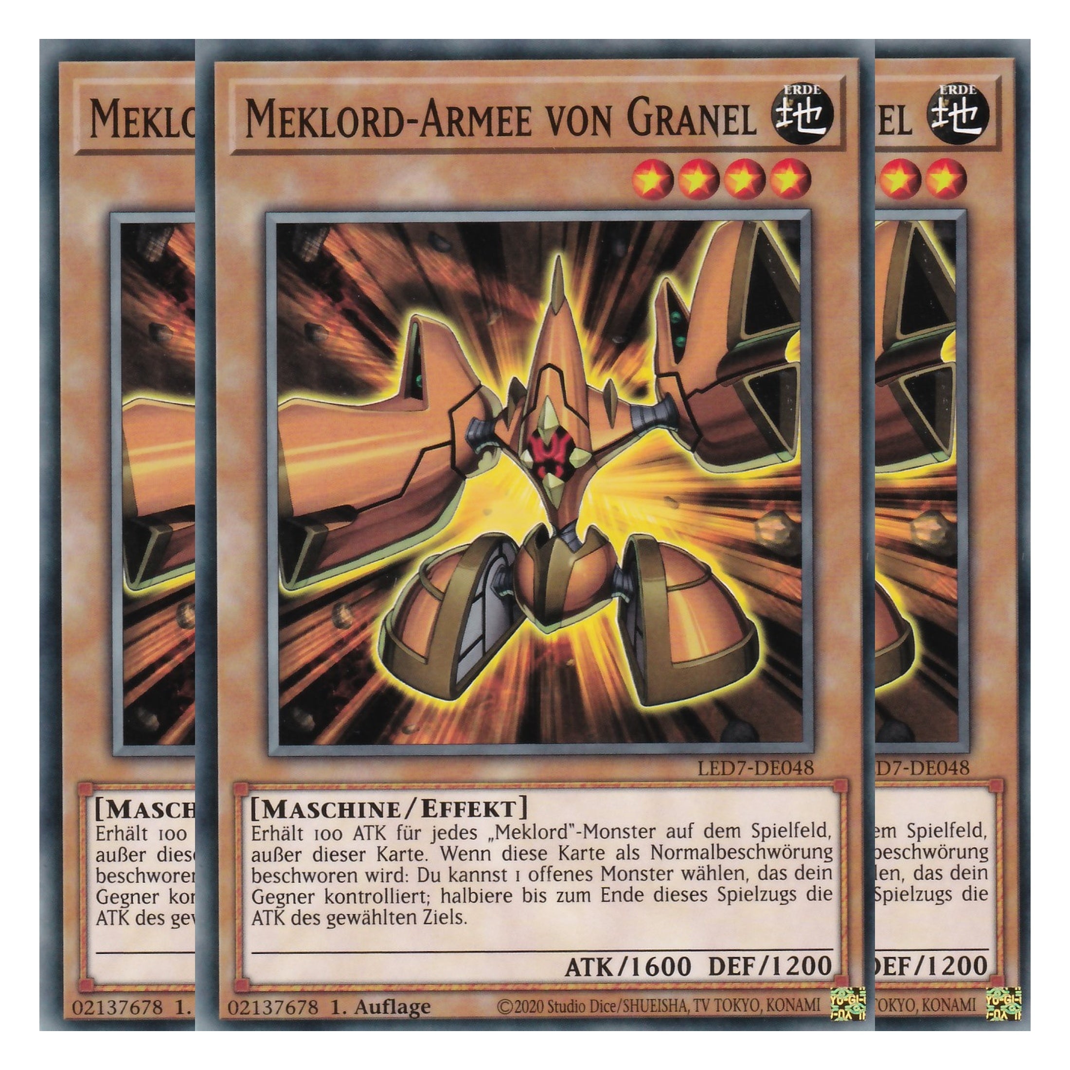 Meklord-Armee von Granel - LED7-DE048 - Common - Deutsch - Unlimitiert - Legendary Duelists: Rage of Ra - Playset (3 Kopien)
