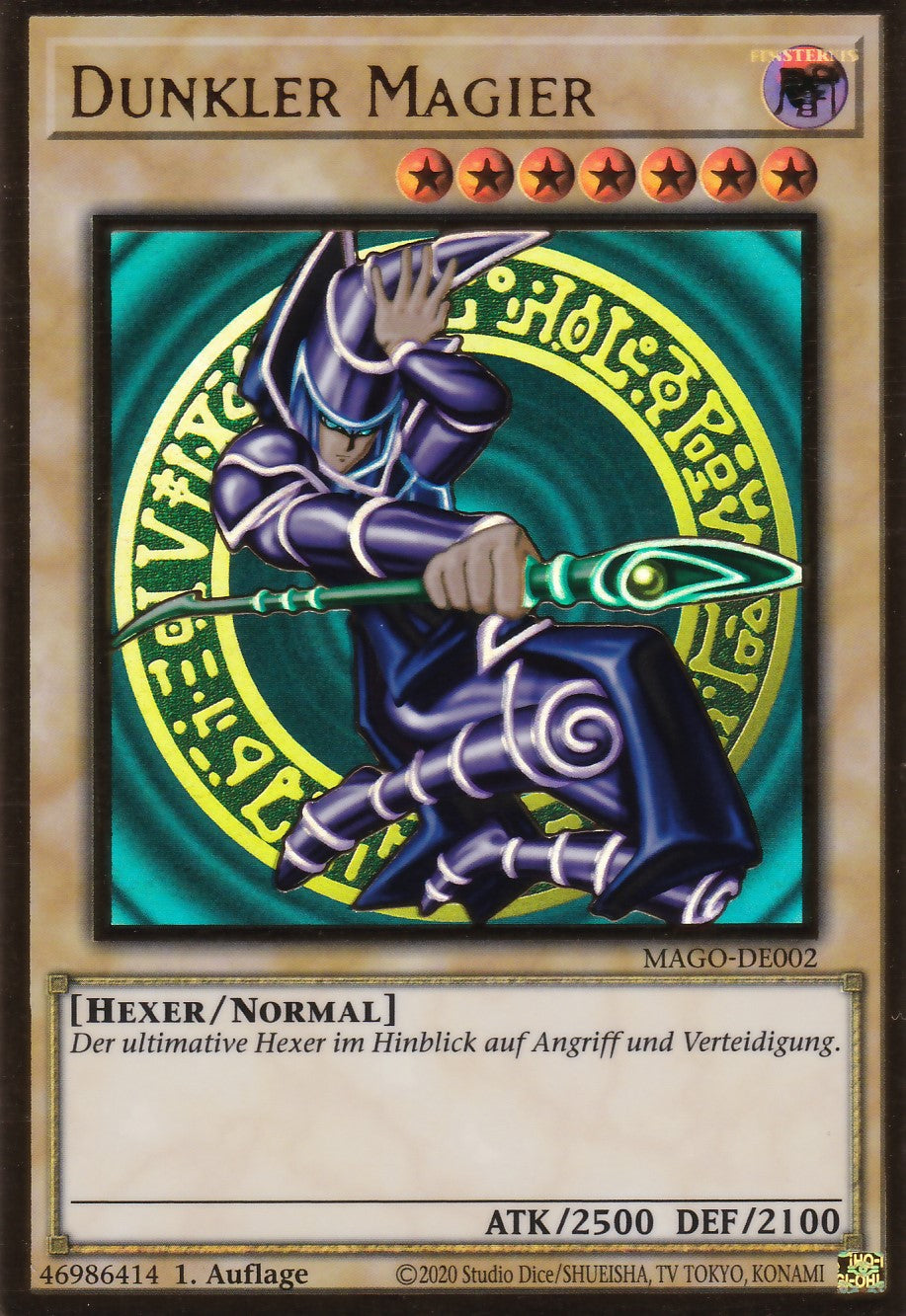 Dunkler Magier - MAGO-DE002 - Premium Gold Rare - Deutsch - 2. Auflage - Maximum Gold