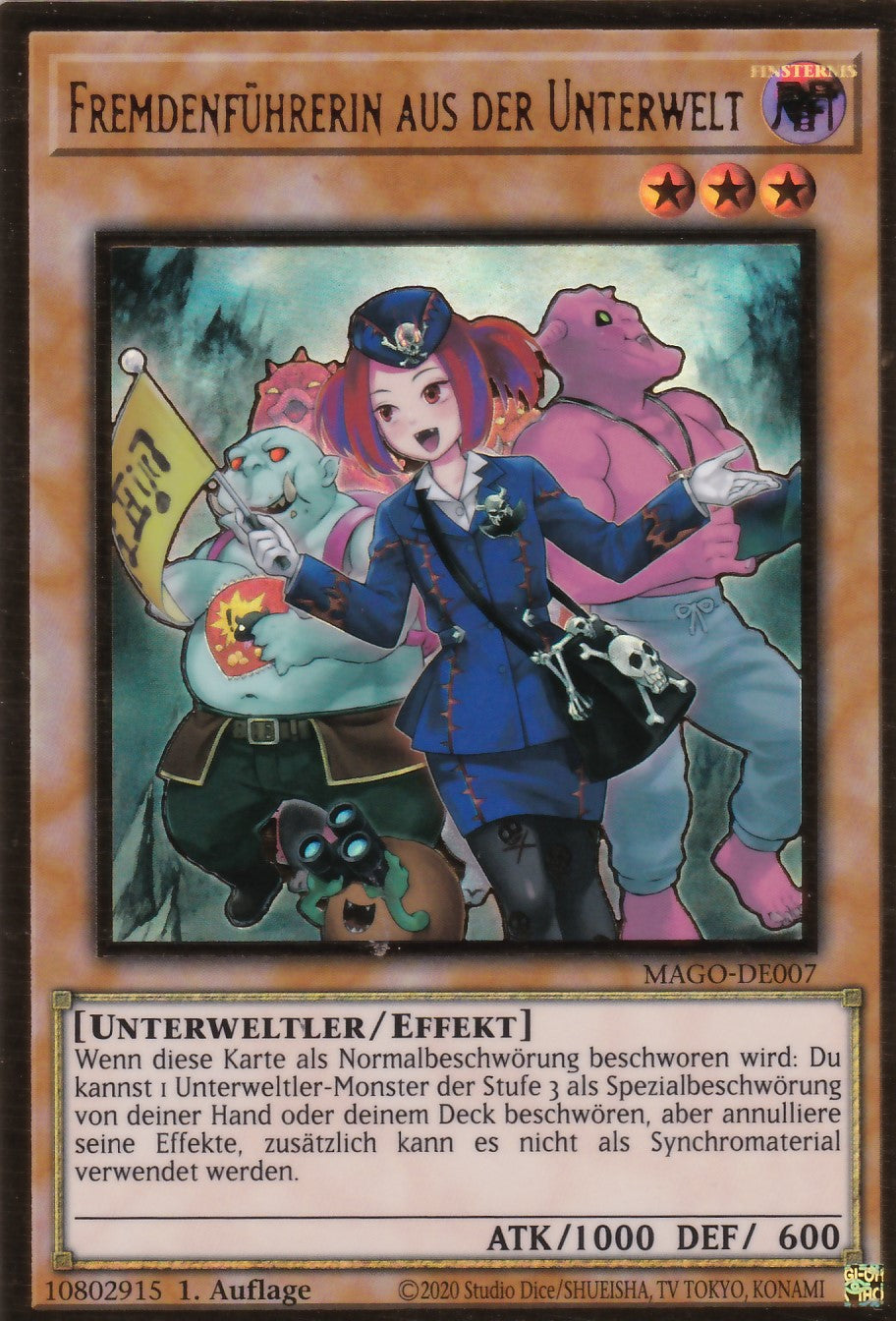 Fremdenführerin aus der Unterwelt (V.2 - Gold Rare) - MAGO-DE007 - Premium Gold Rare - Deutsch - 2. Auflage - Maximum Gold