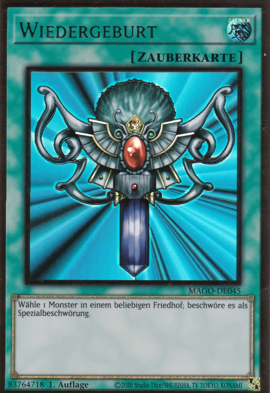 Wiedergeburt - MAGO-DE045 - Premium Gold Rare - Deutsch - 2. Auflage - Maximum Gold