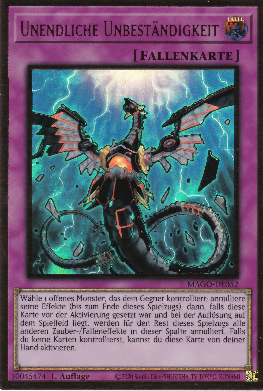 Unendliche Unbeständigkeit - MAGO-DE052 - Premium Gold Rare - Deutsch - 2. Auflage - Maximum Gold