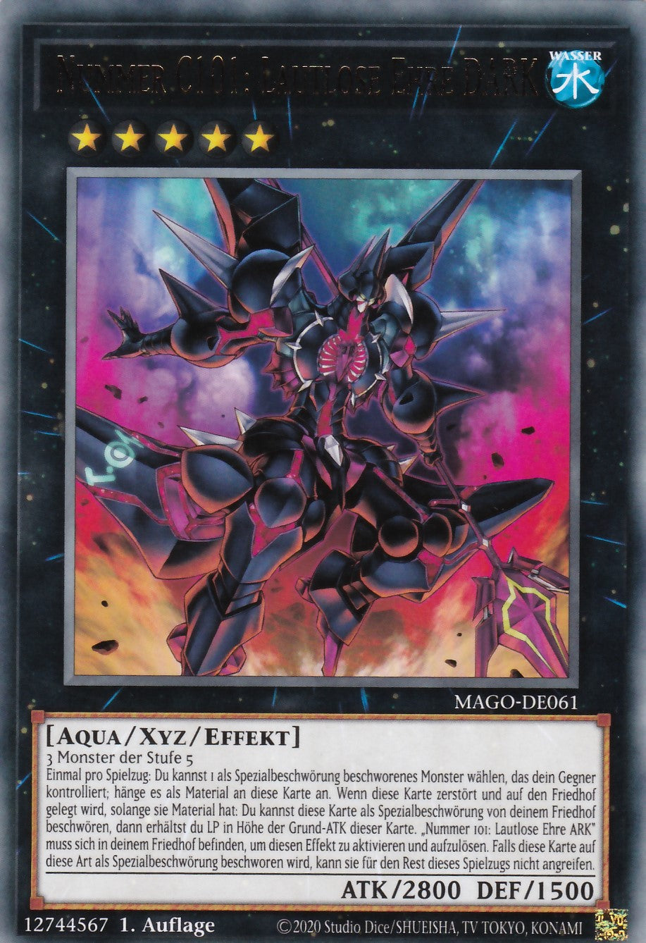 Nummer C101: Lautlose Ehre DARK - MAGO-DE061 - Rare - Deutsch - 2. Auflage - Maximum Gold