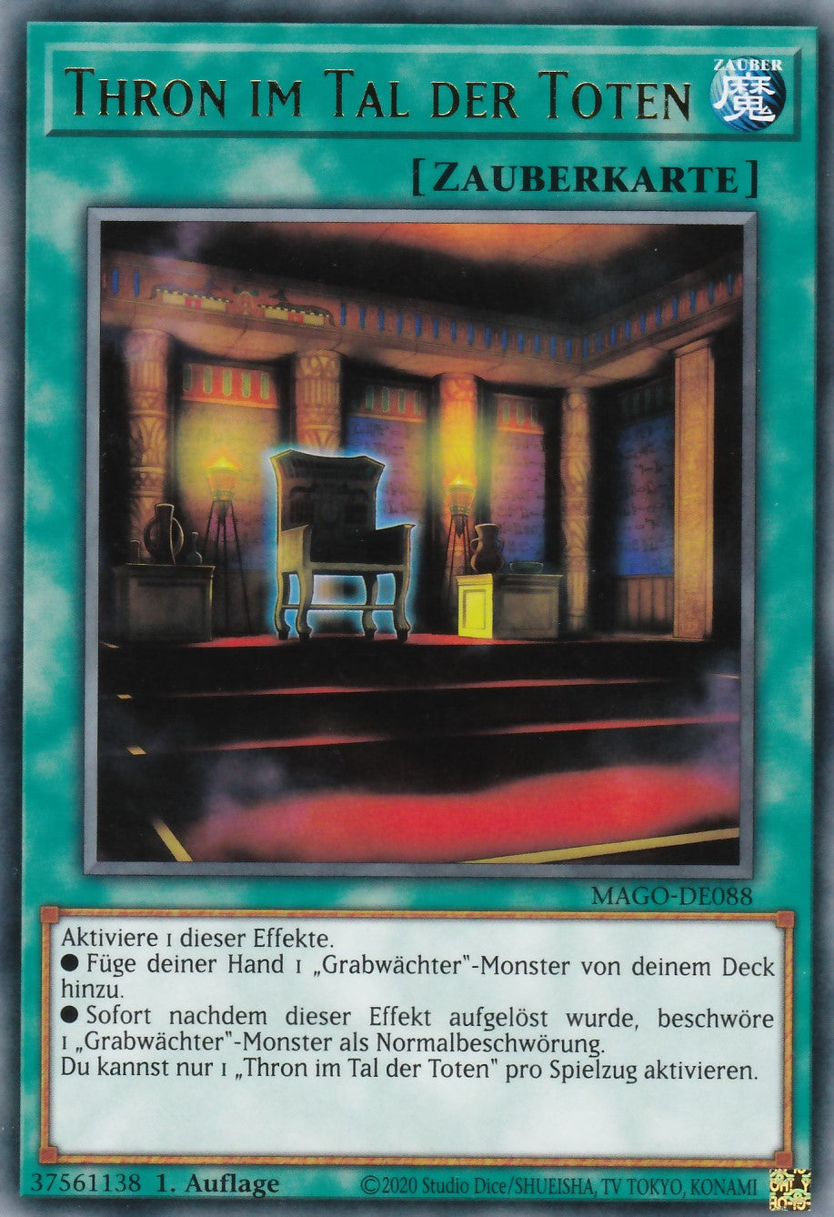 Thron im Tal der Toten - MAGO-DE088 - Rare - Deutsch - 2. Auflage - Maximum Gold