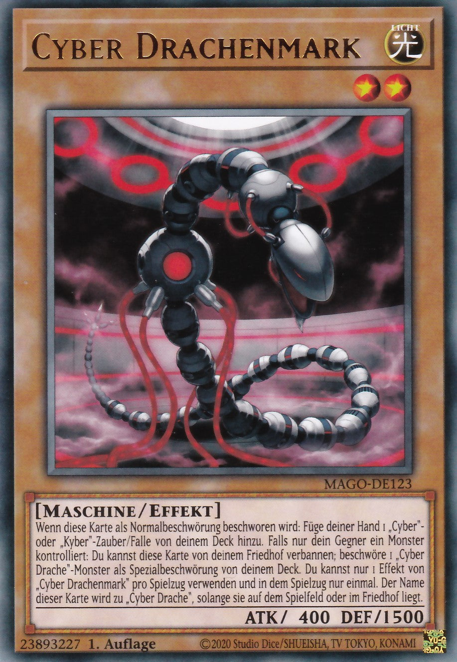 Cyber Drachenmark - MAGO-DE123 - Rare - Deutsch - 2. Auflage - Maximum Gold
