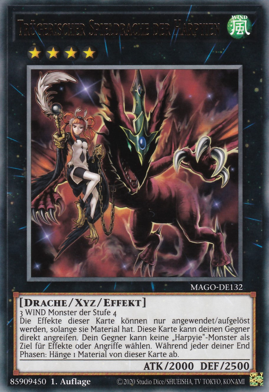 Trügerischer Spieldrache der Harpyien - MAGO-DE132 - Rare - Deutsch - 2. Auflage - Maximum Gold