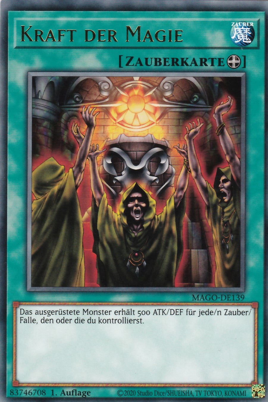 Kraft der Magie - MAGO-DE139 - Rare - Deutsch - 2. Auflage - Maximum Gold