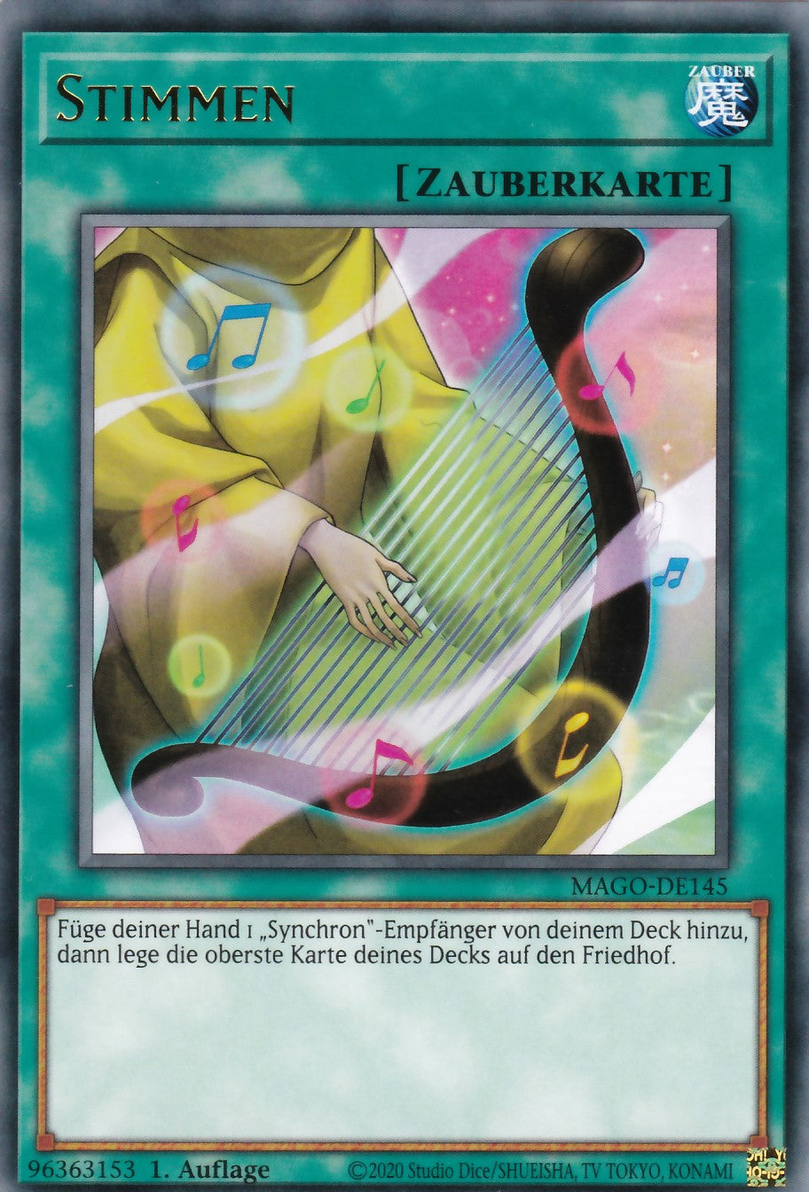 Stimmen - MAGO-DE145 - Rare - Reprint - Deutsch - Maximum Gold