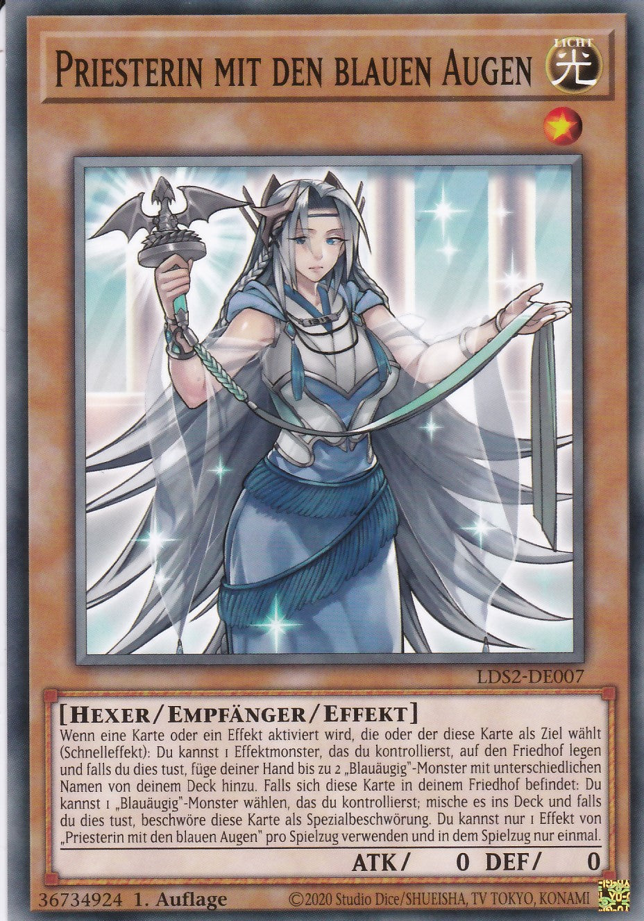 Priesterin mit den blauen Augen - LDS2-DE007 - Common - Deutsch - 1. Auflage - Legendary Duelists: Season 2