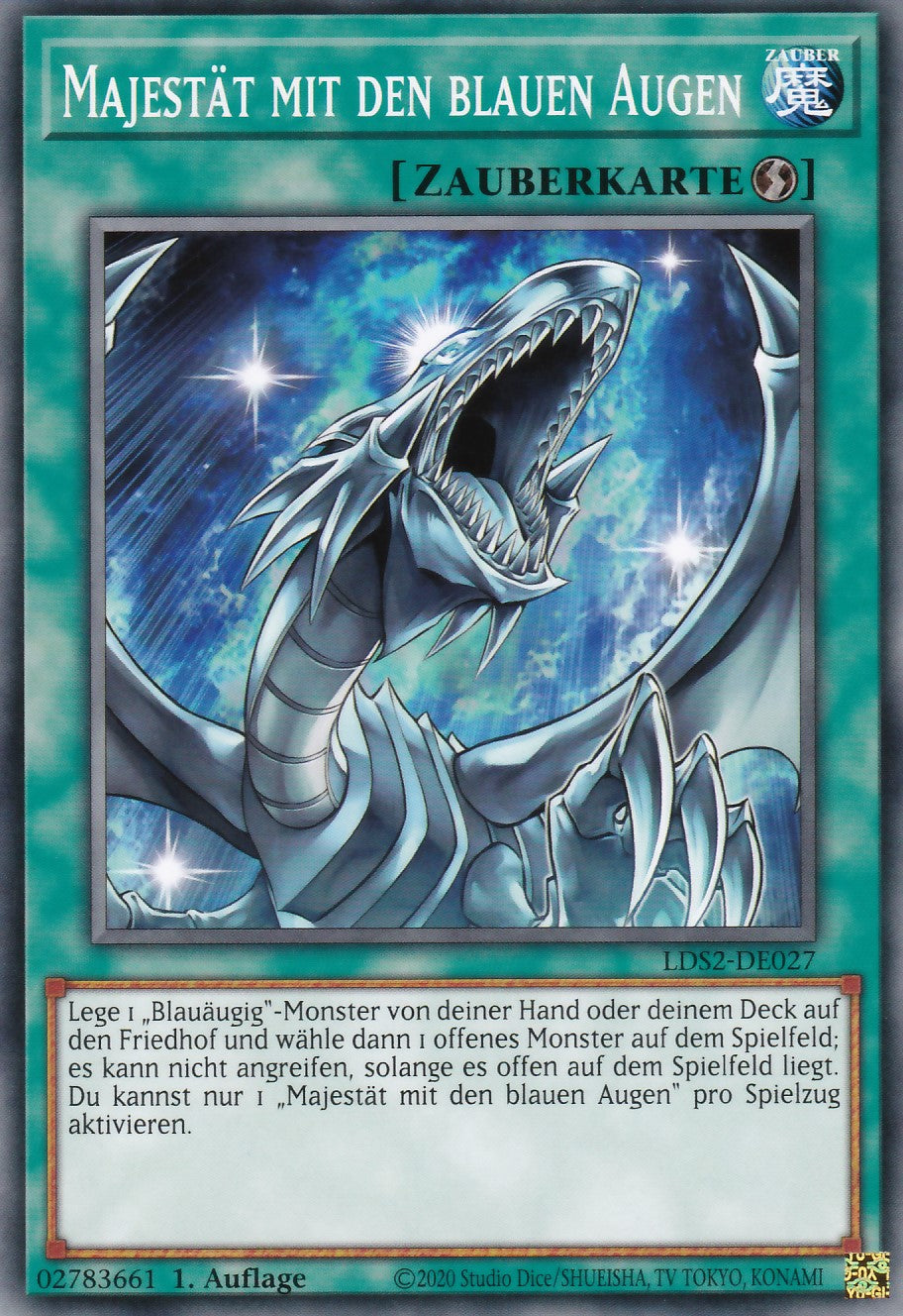 Majestät mit den blauen Augen - LDS2-DE027 - Common - Deutsch - 1. Auflage - Legendary Duelists: Season 2